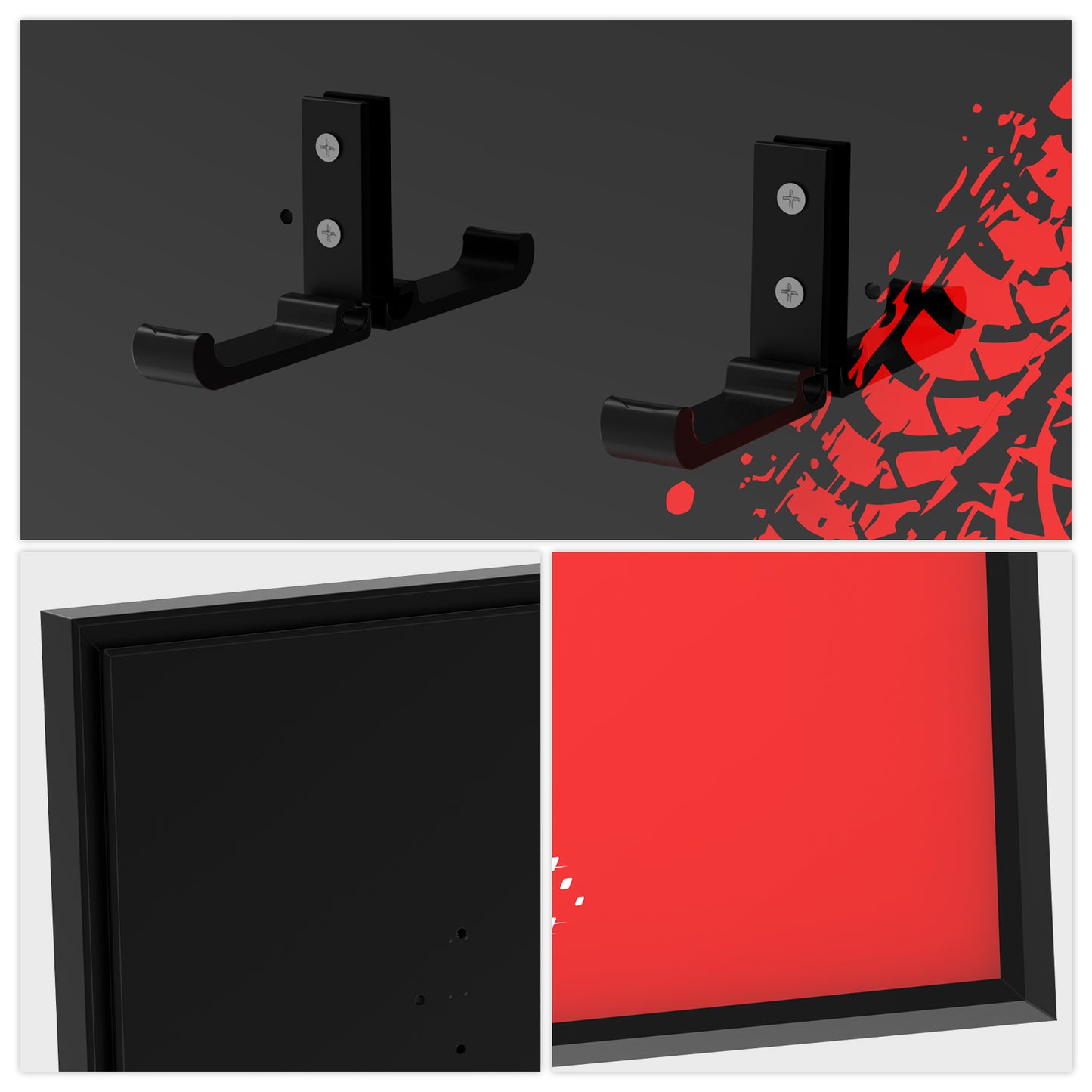 Display Wall Mount for Lego 42207 Technic Ferrari SF-24 F1 Car (Lego Set Not Included)