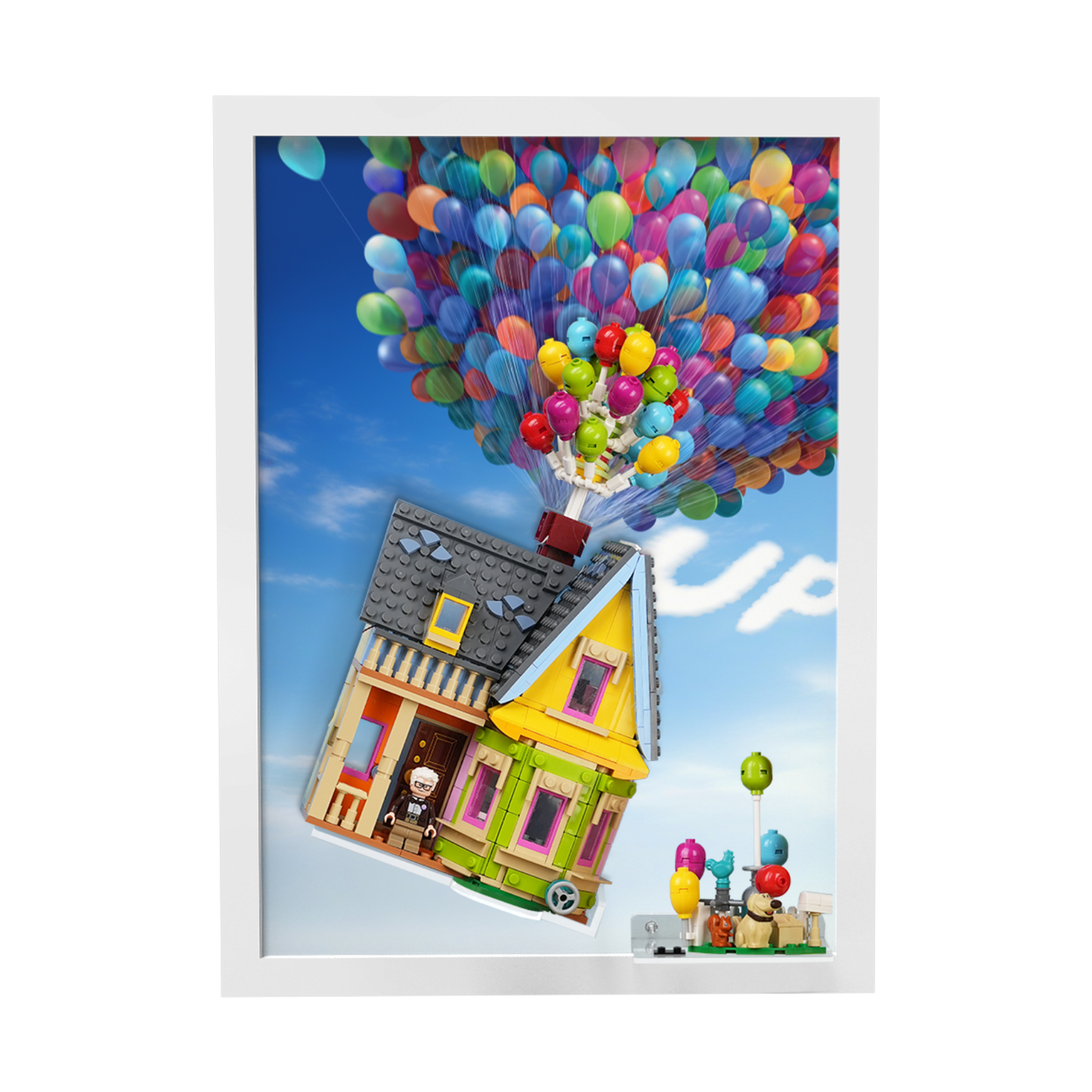 Acrylic Display Wall Mount for Lego 43217 UP HOUSE (Lego set Not Included)