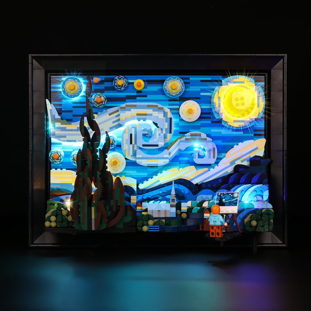 Nookbricks Light Kit for LEGO Vincent van Gogh - The Starry Night #21333