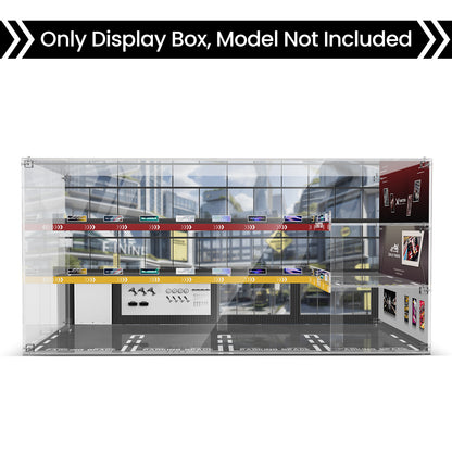 Acrylic Display Case for Lego 66802 F1 Cars Speed Champions Ultimate Formula 1 Collector's Pack (Lego set Not Included)