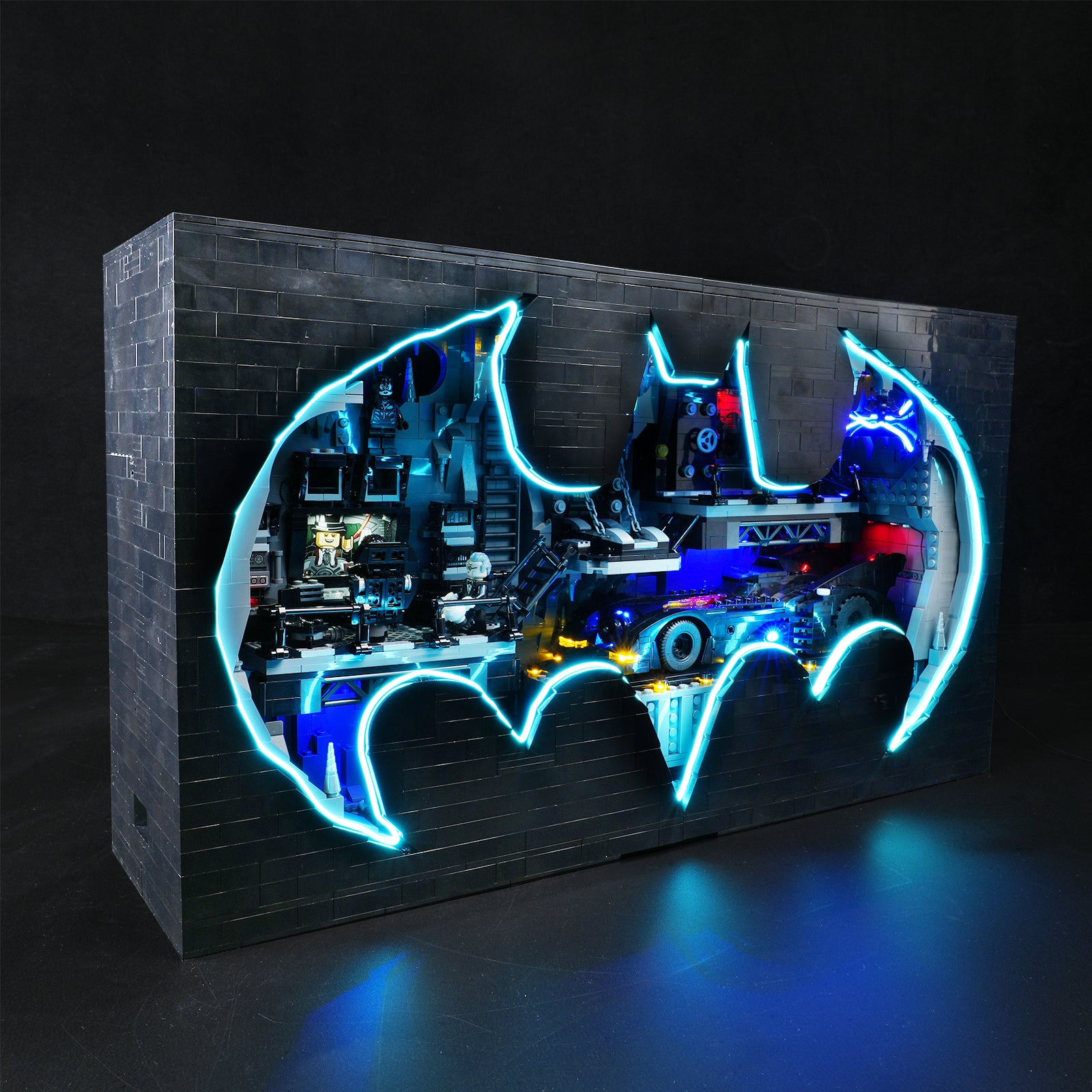 Nookbricks Light Kit for LEGO Batcave™ – Shadow Box #76252