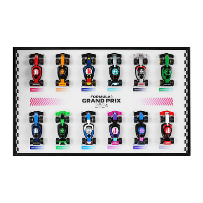 Acrylic Display Wall Mount for Lego 71049 Mini Collectible F1 Car (Lego set Not Included)