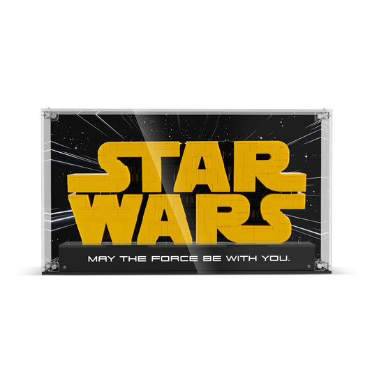 【Acrylic Display Case】for Lego 75407 Brick-Built Star Wars Logo (ONLY Box, NOT Model)