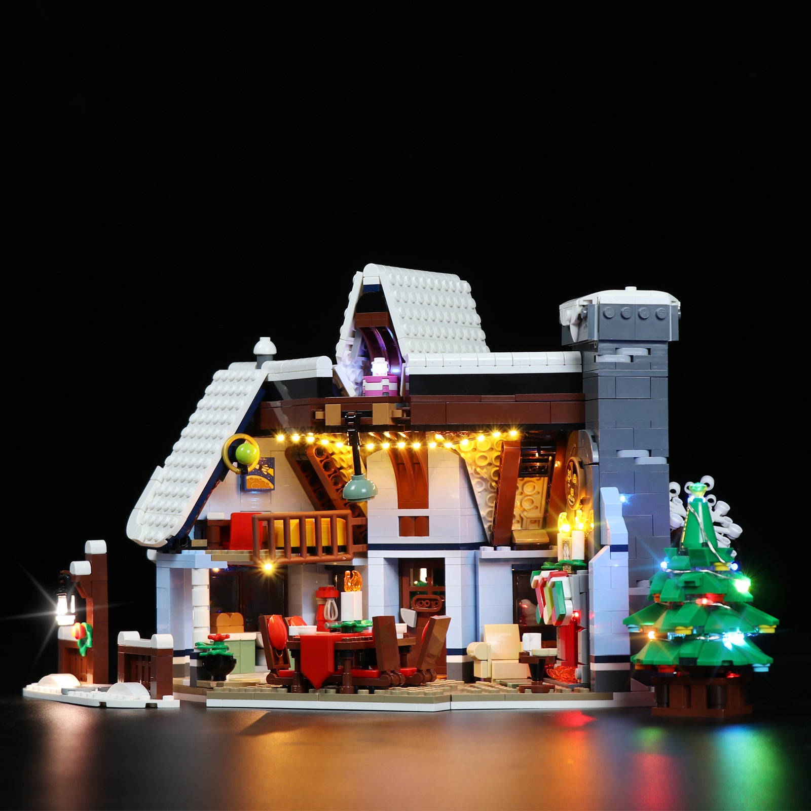 Nookbricks Light Kit for LEGO Santa’s Visit #10293