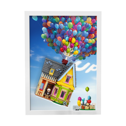 Acrylic Display Wall Mount for Lego 43217 UP HOUSE (Lego set Not Included)