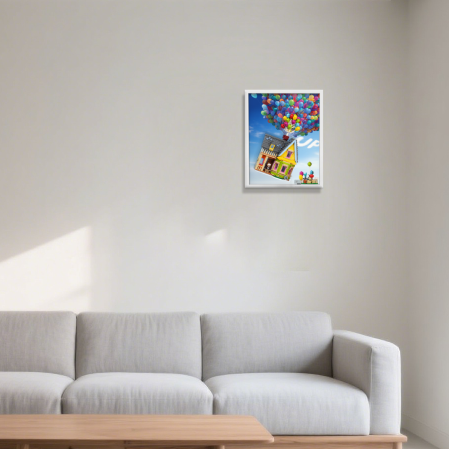 Acrylic Display Wall Mount for Lego 43217 UP HOUSE (Lego set Not Included)