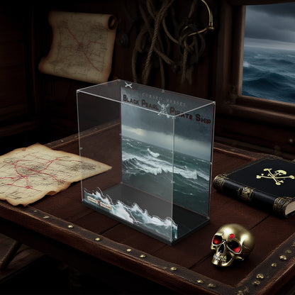 Acrylic Display Case for Lego Icons 10365 Movie-accurate Jack Sparrow's Pirate Ship (Lego Set Not Included) Collector's Series
