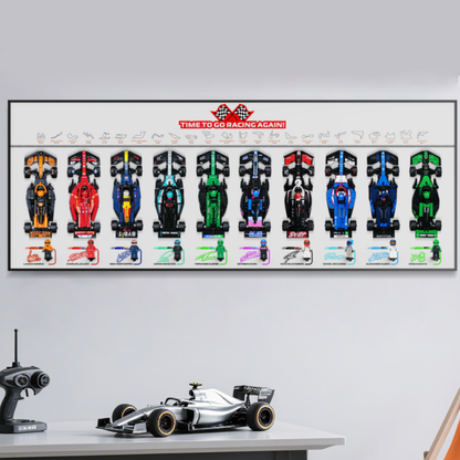 (Lego set Not Included) Display Wall Mount for Lego 66802 Horizontal arrangement
