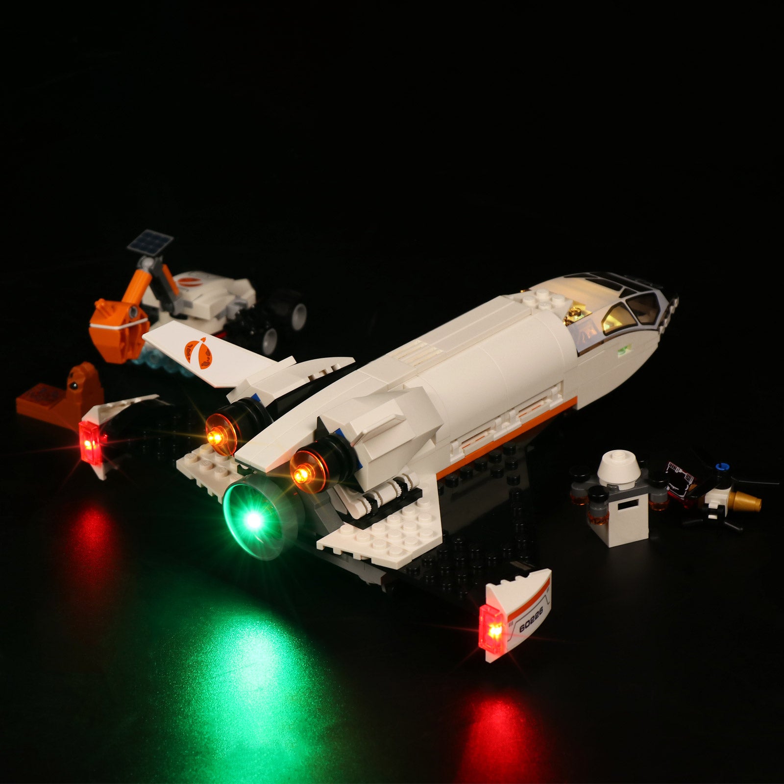 Nookbricks Light Kit For LEGO Mars Research Shuttle #60226