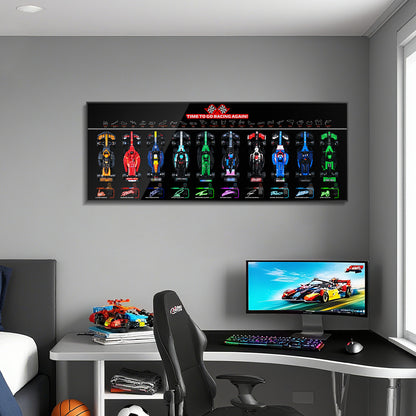 (Lego set Not Included) Display Wall Mount for Lego 66802 Horizontal arrangement