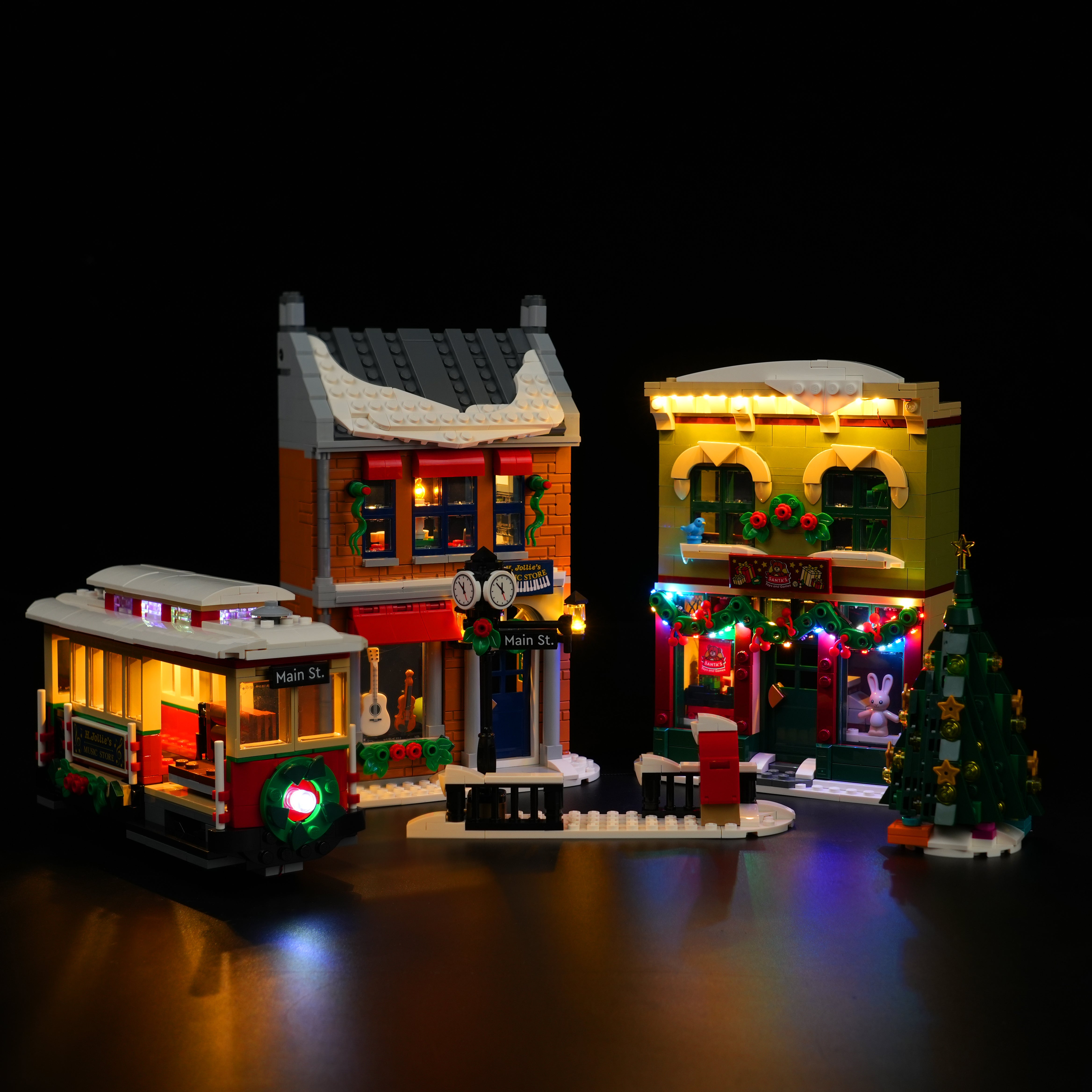 Nookbricks Light Kit for LEGO Holiday Main Street #10308