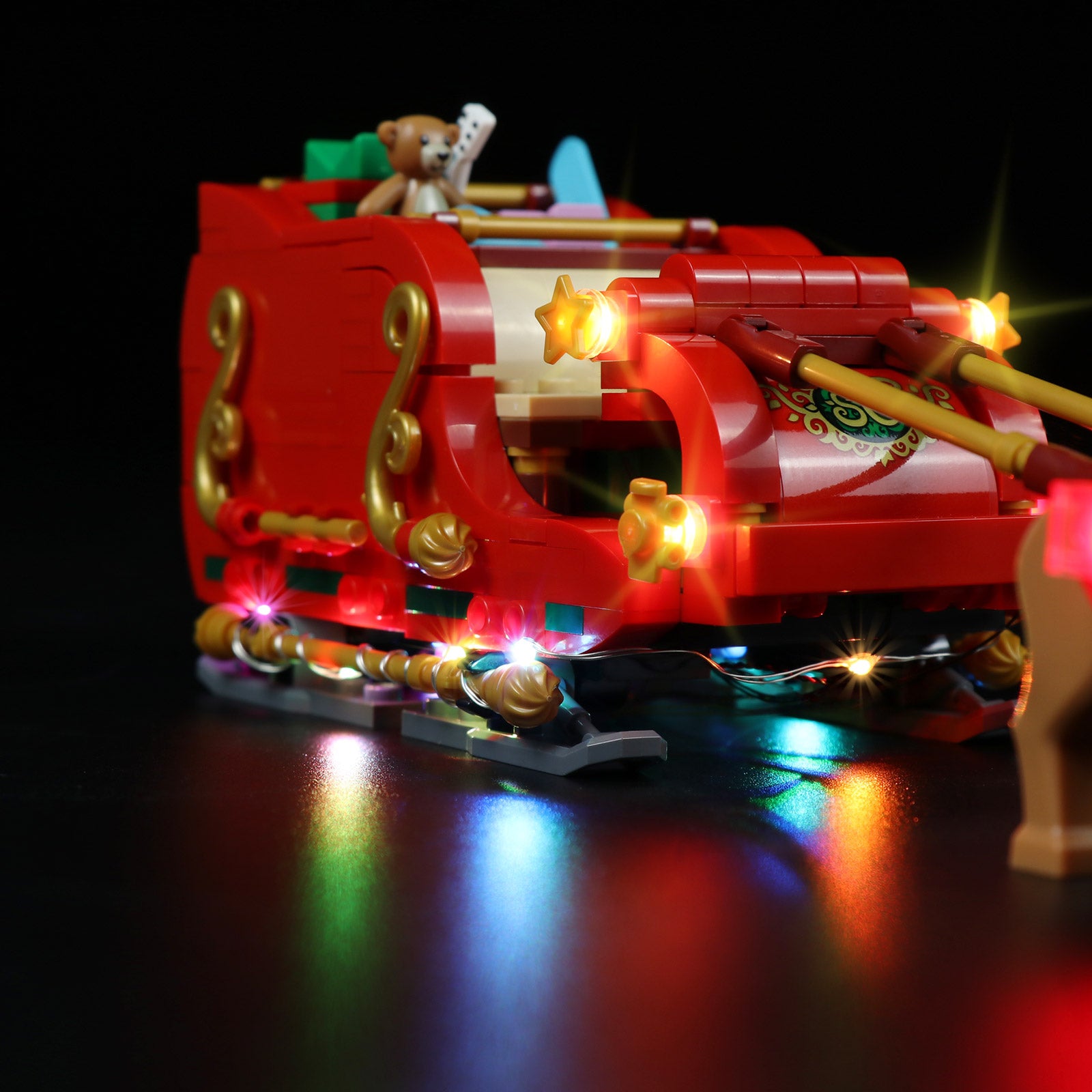 Nookbricks Light Kit for LEGO Santa's Sleigh #40499