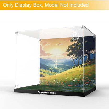 Acrylic Display Case for Lego 43247 Young Simba the Lion King (Lego set Not Included)