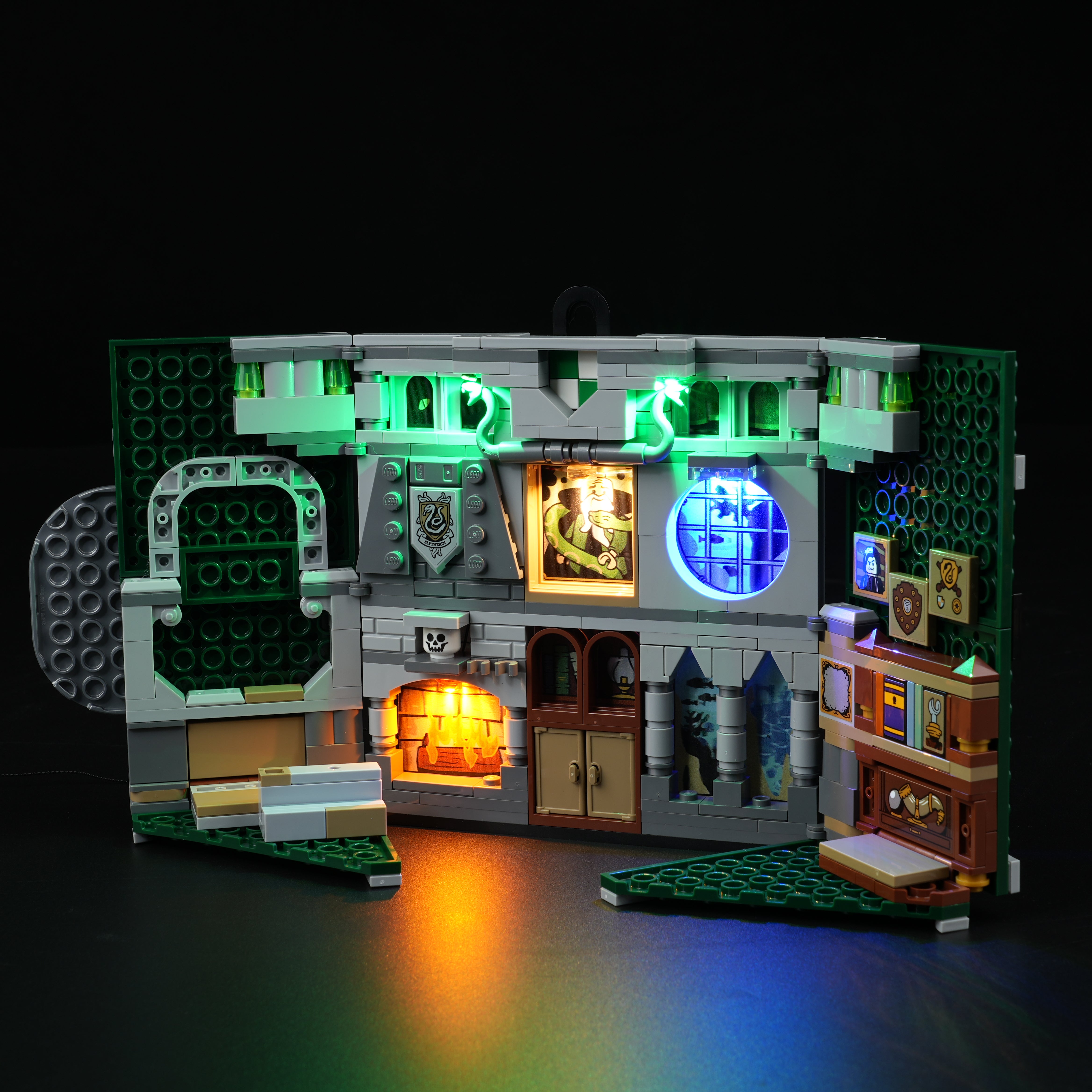 Nookbricks Light Kit for LEGO Slytherin™ House Banner #76410