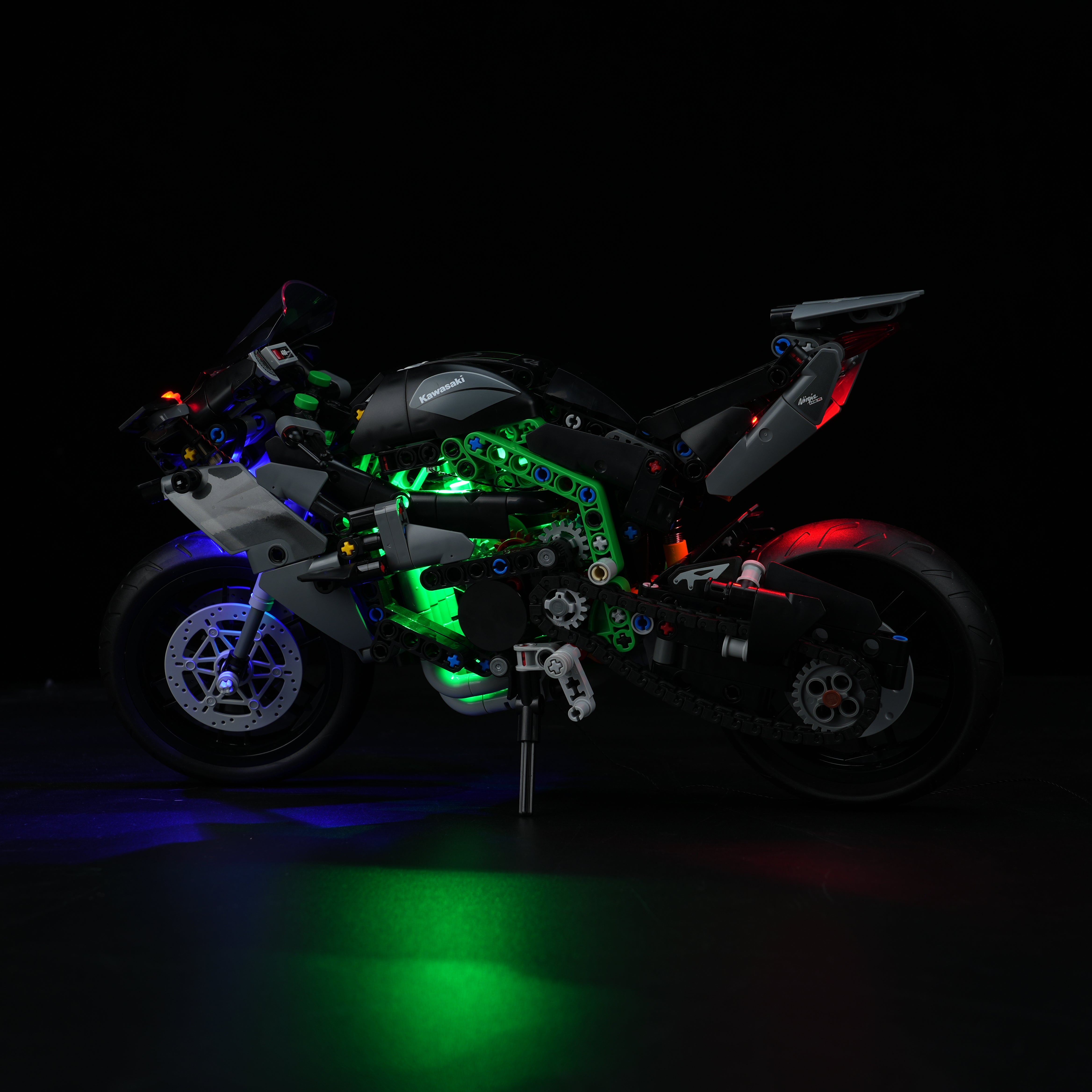 Nookbricks Light Kit for LEGO Kawasaki Ninja H2R Motorcycle #42170