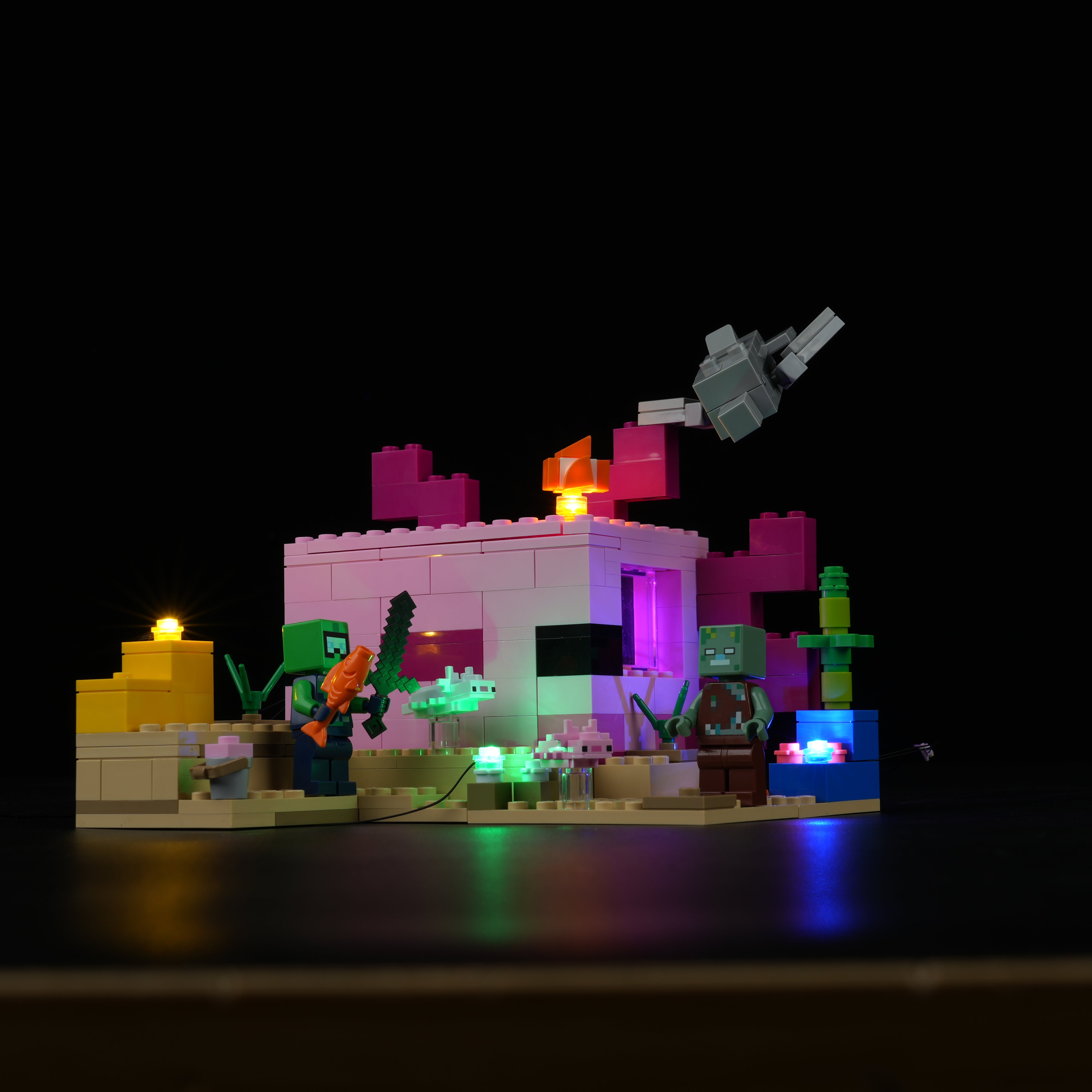 Kit de iluminación Nookbricks para LEGO La Casa Axolotl #21247