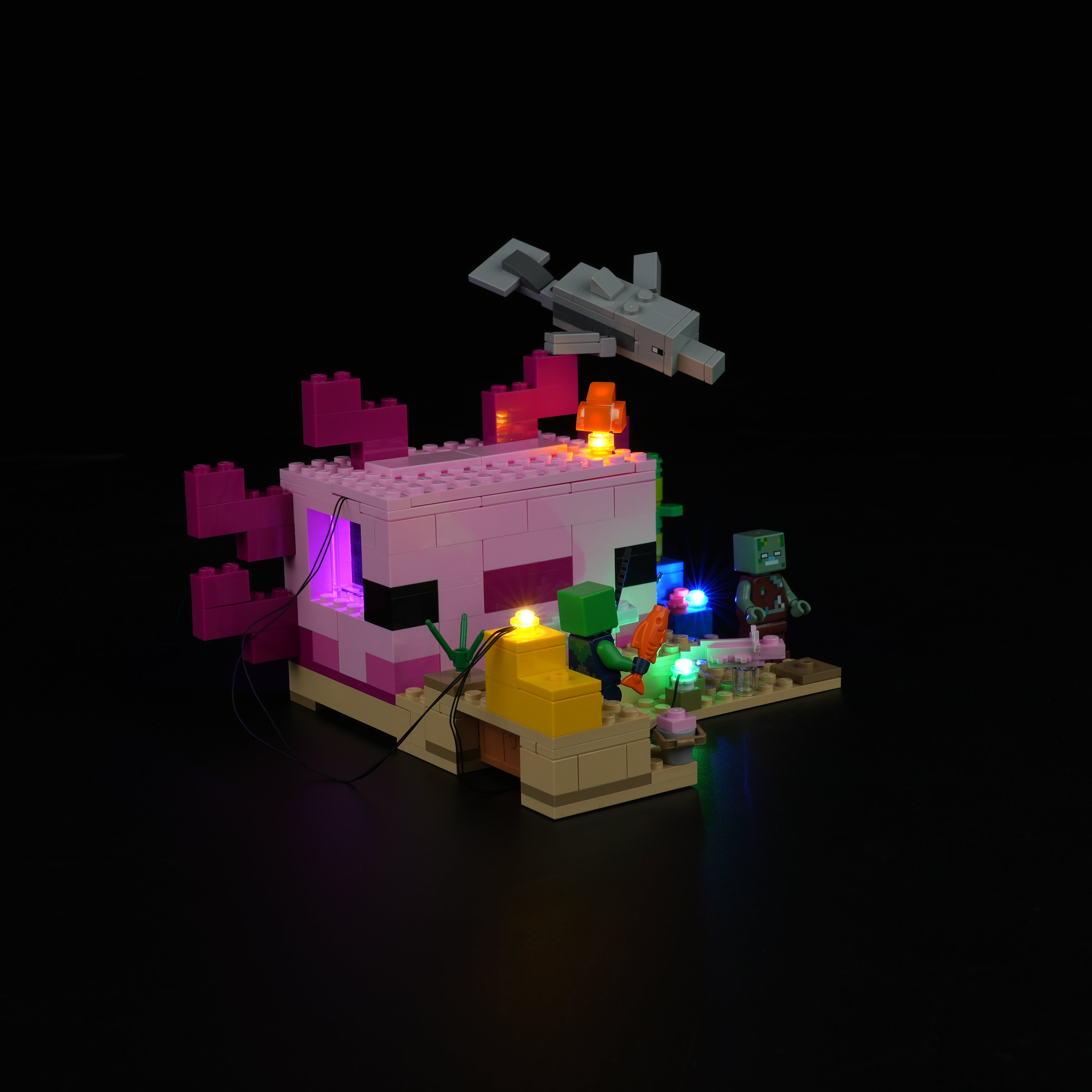 Kit de iluminación Nookbricks para LEGO La Casa Axolotl #21247