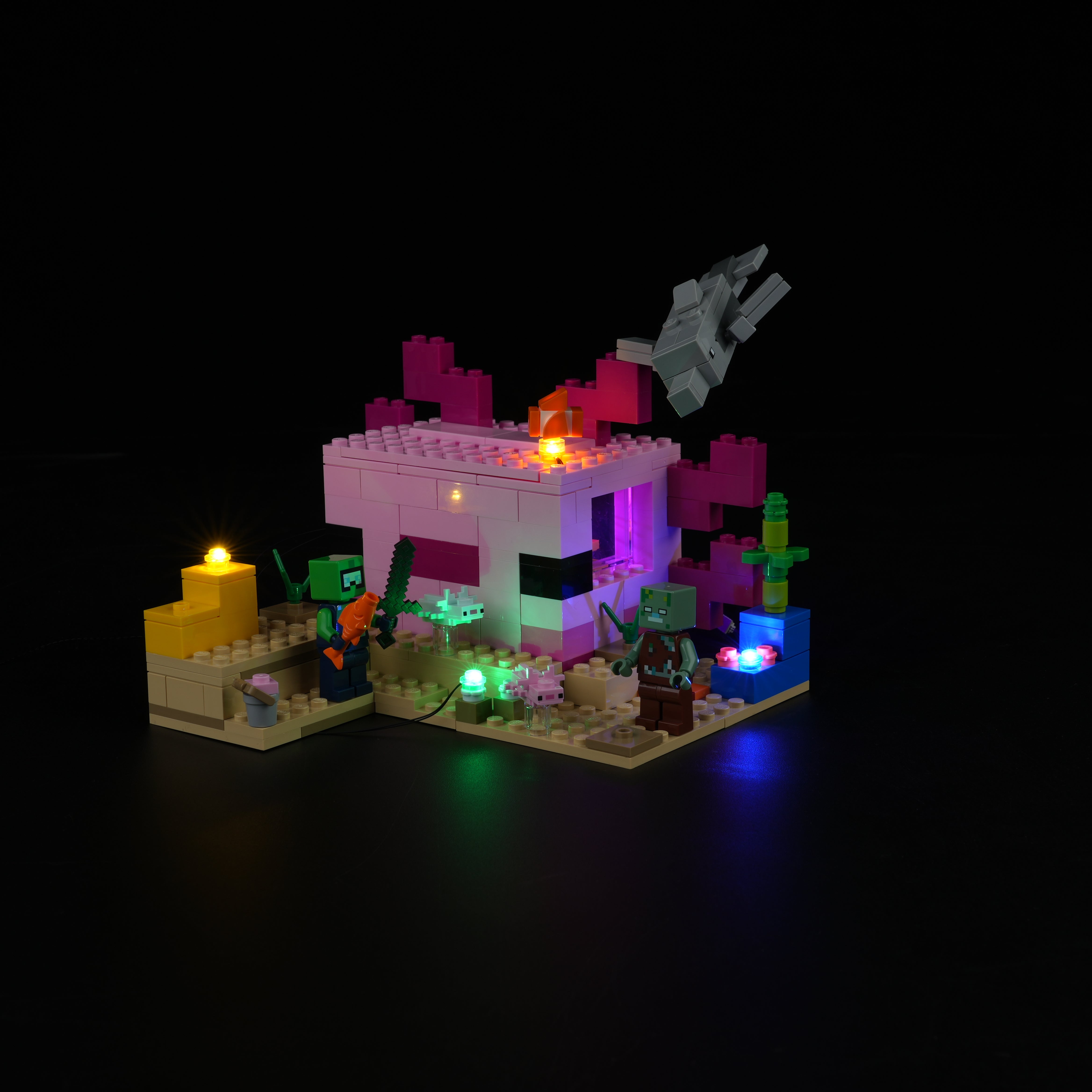 Kit de iluminación Nookbricks para LEGO La Casa Axolotl #21247