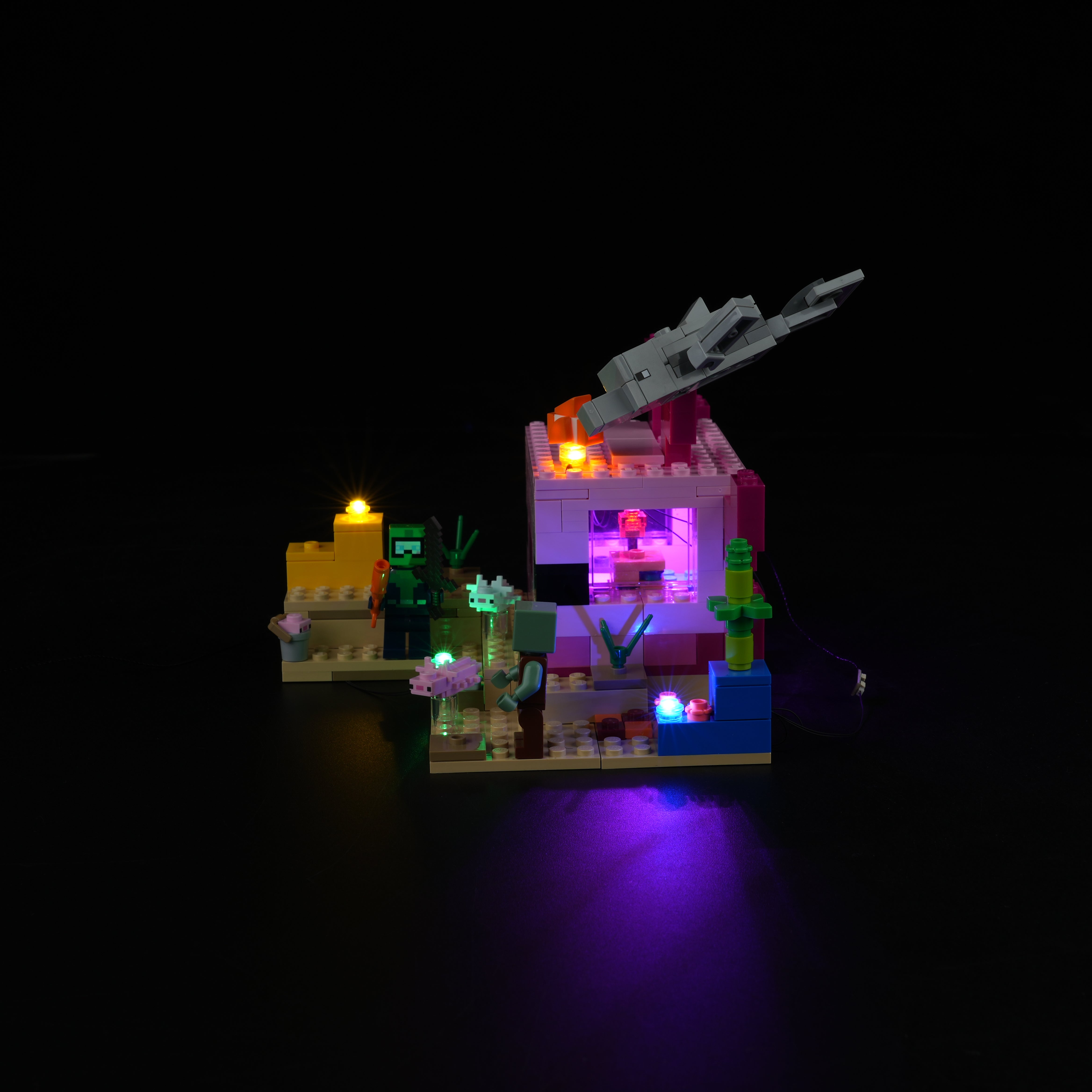 Kit de iluminación Nookbricks para LEGO La Casa Axolotl #21247