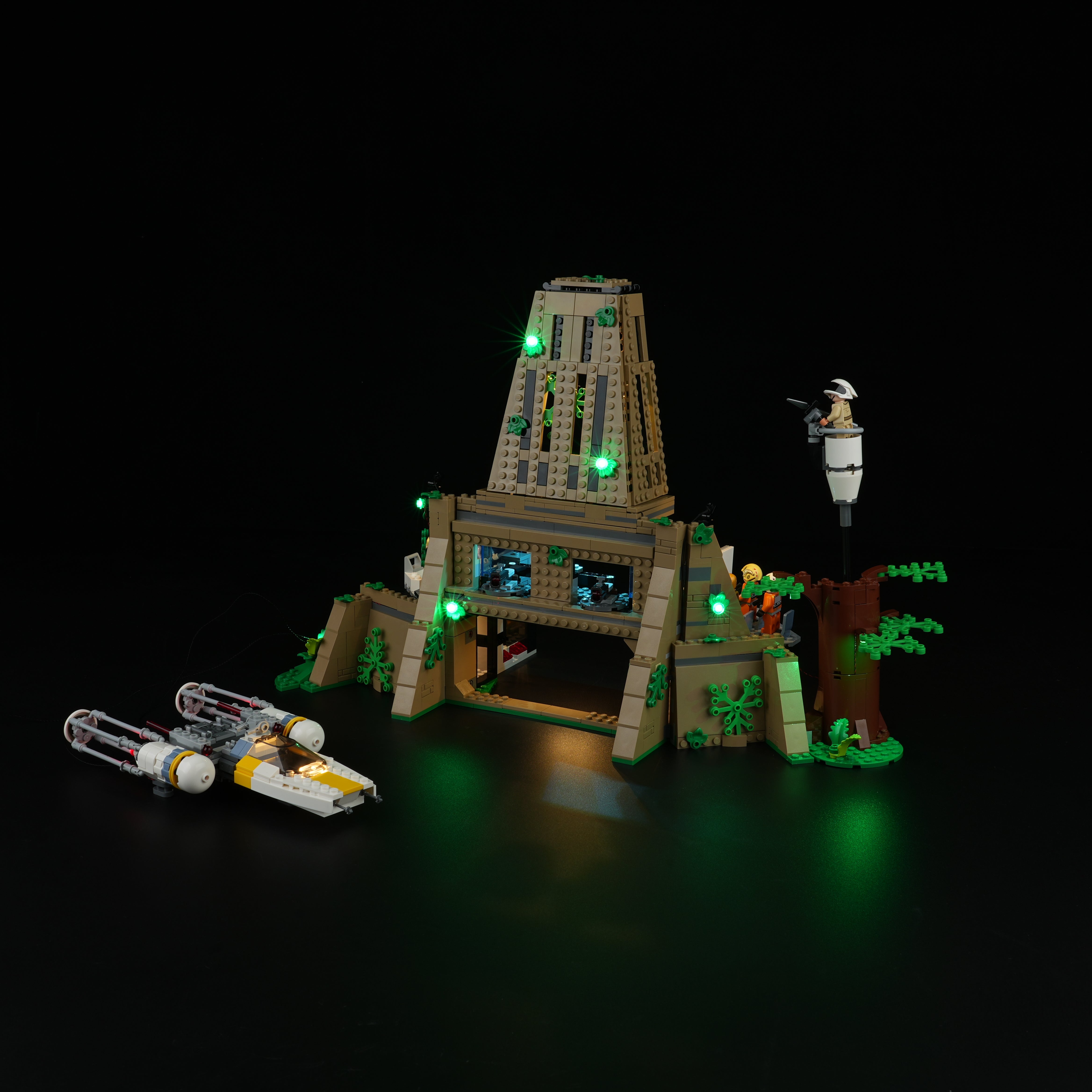 Nookbricks Light Kit for LEGO Yavin 4 Rebel Base #75365