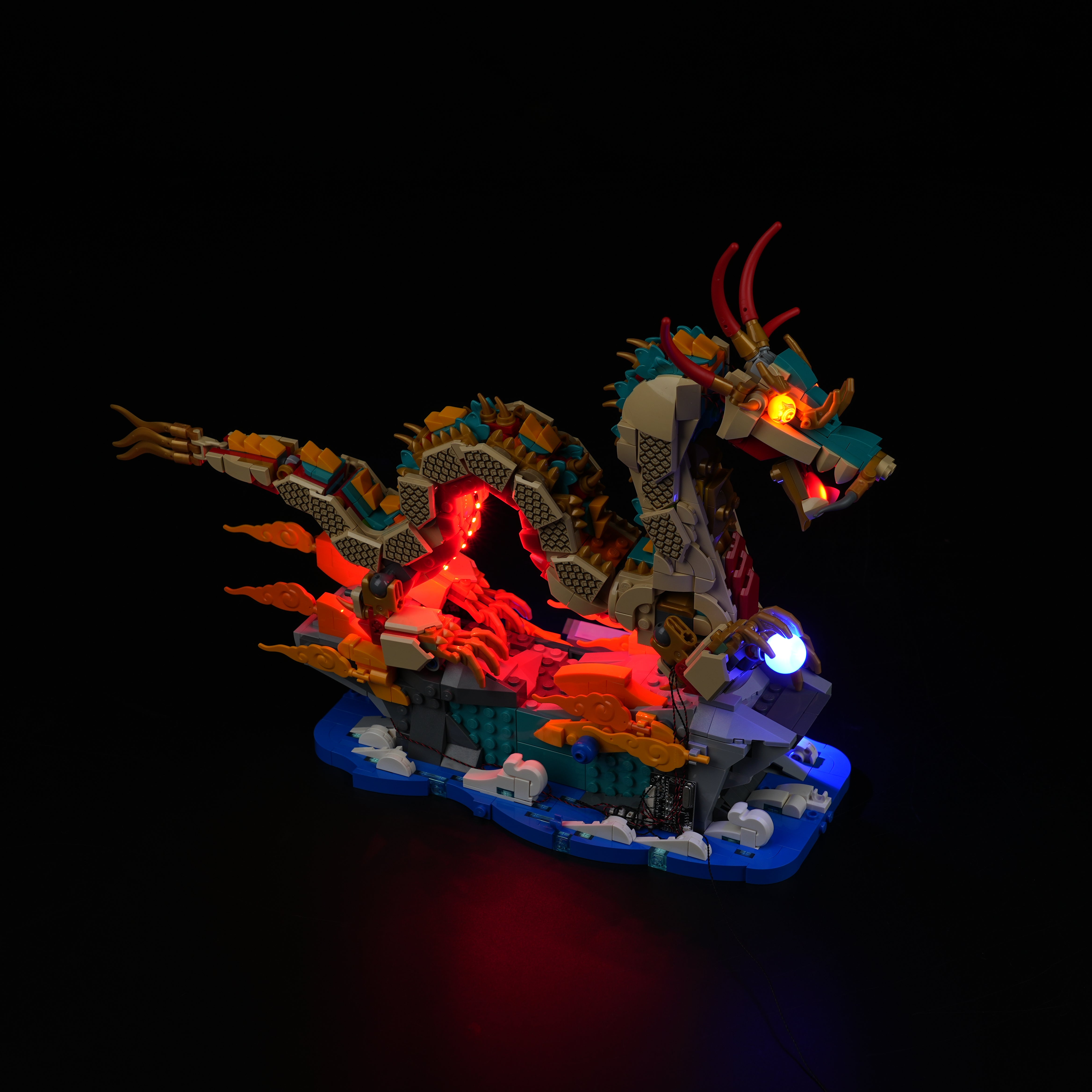 Nookbricks Light Kit for LEGO Auspicious Dragon #80112