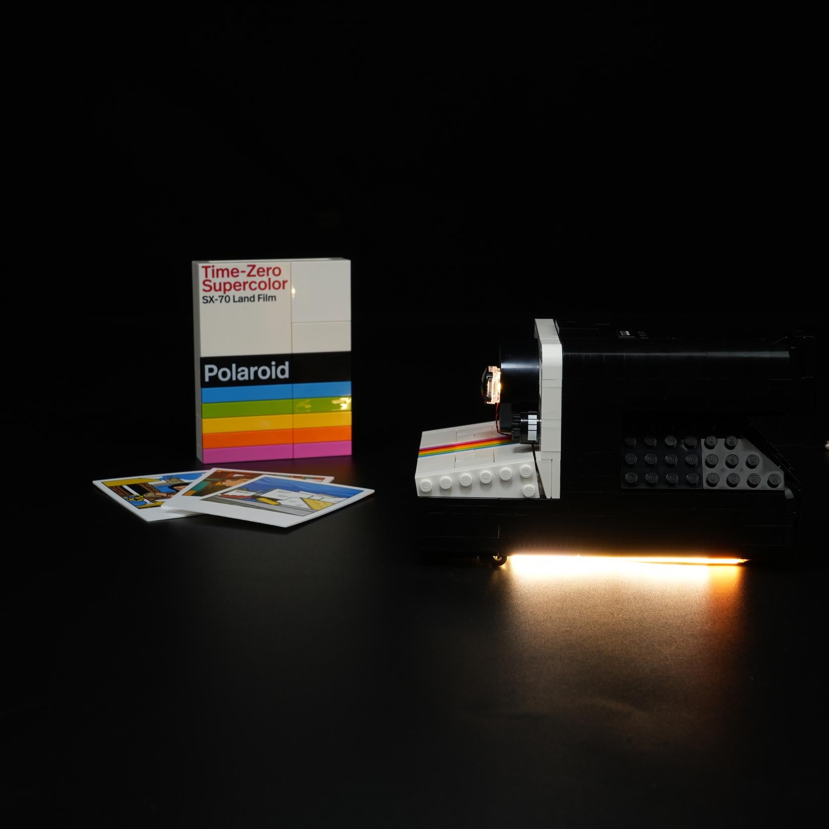 Nookbricks Light Kit for LEGO Ideas Polaroid OneStep SX-70 Camera #21345 Version 2