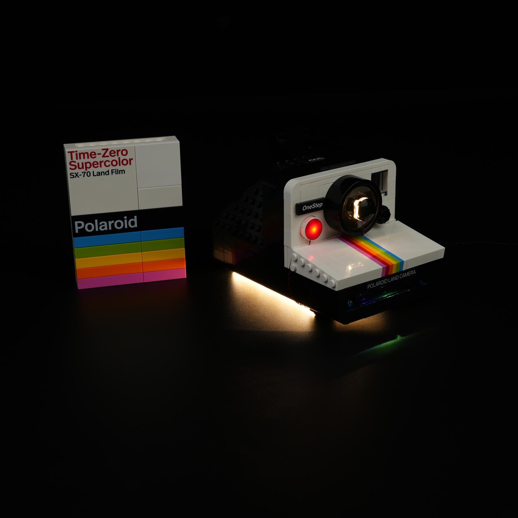 Nookbricks Light Kit for LEGO Ideas Polaroid OneStep SX-70 Camera #21345 Version 2