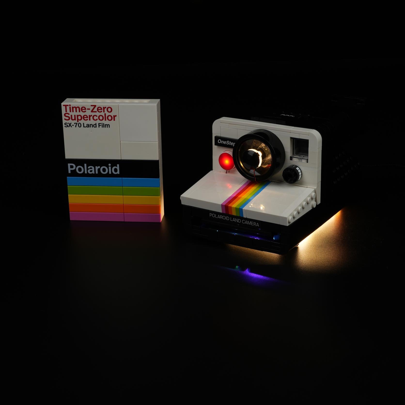 Nookbricks Light Kit for LEGO Ideas Polaroid OneStep SX-70 Camera #21345 Version 2