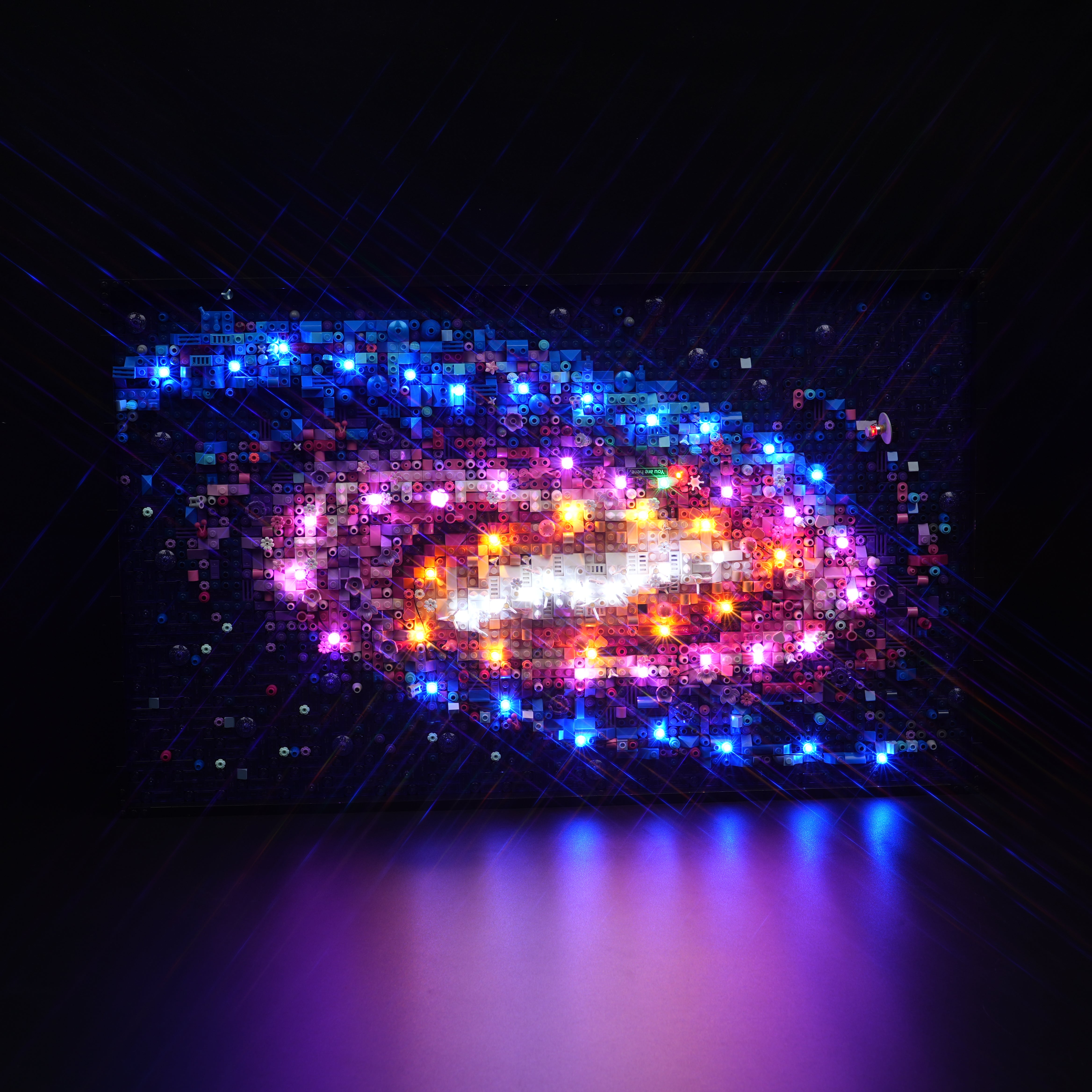 Nookbricks Light Kit for LEGO The Milky Way Galaxy #31212