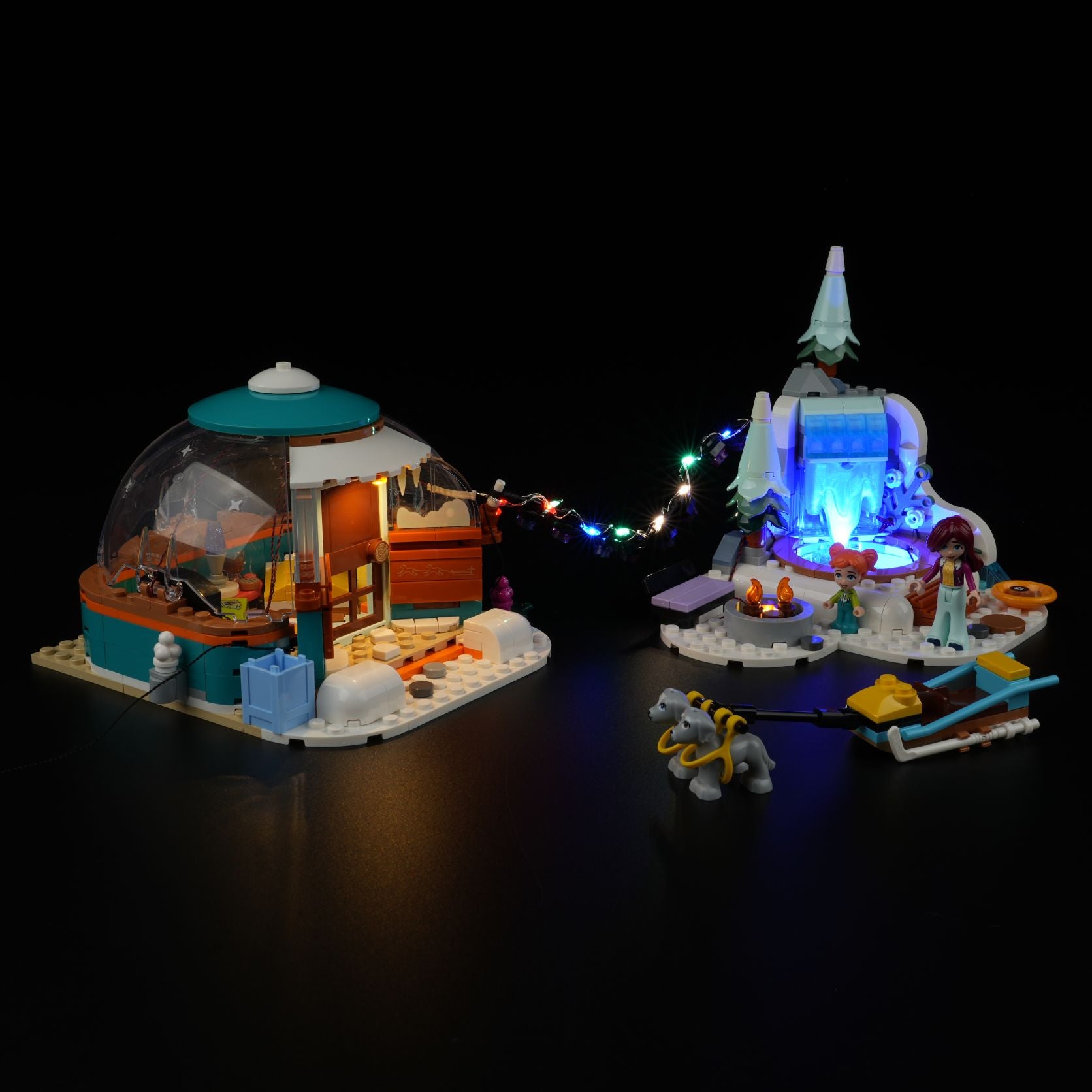 Nookbricks-Beleuchtungsset für LEGO Igloo Holiday Adventure #41760