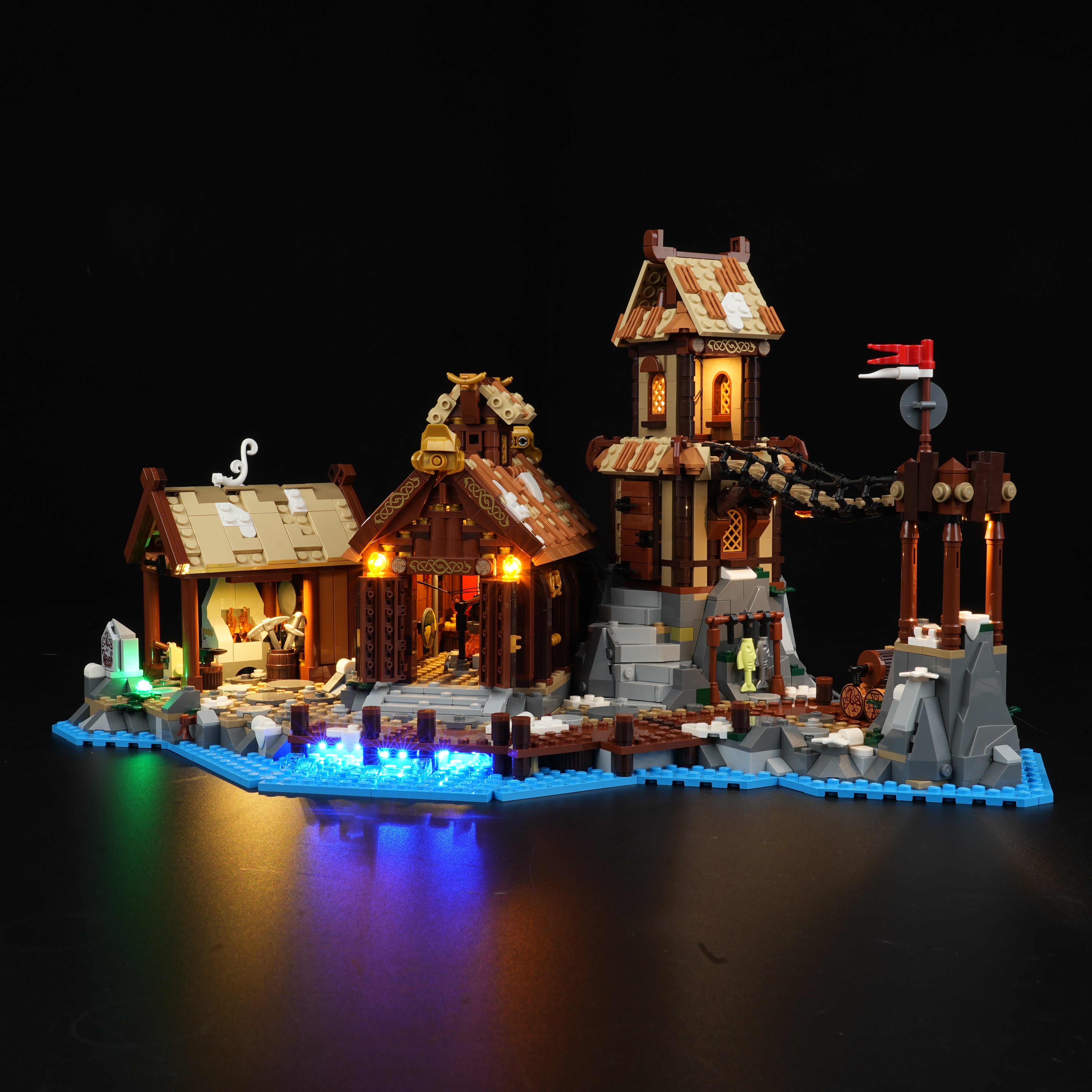 Nookbricks Light Kit for LEGO Viking Village #21343