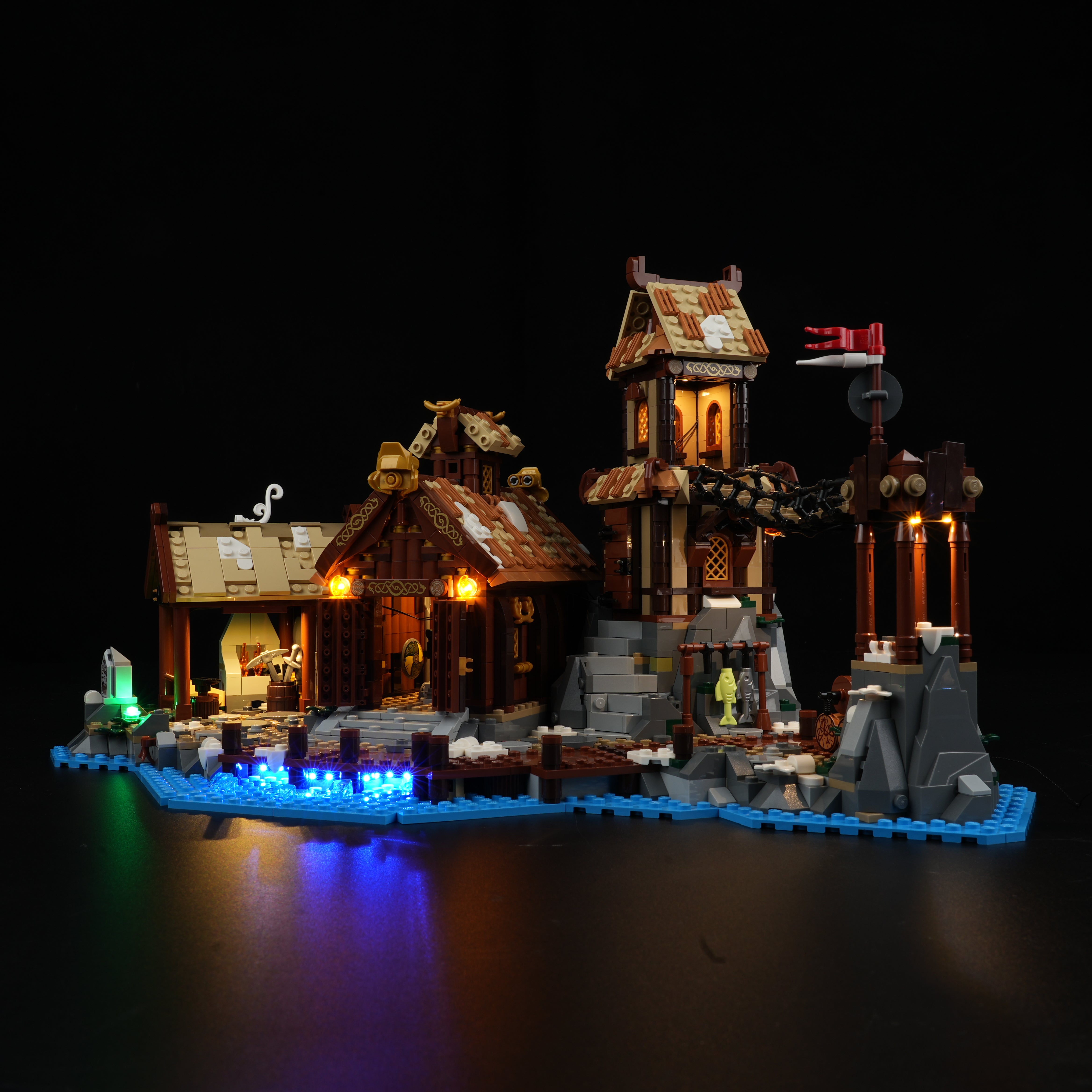 Nookbricks Light Kit for LEGO Viking Village #21343