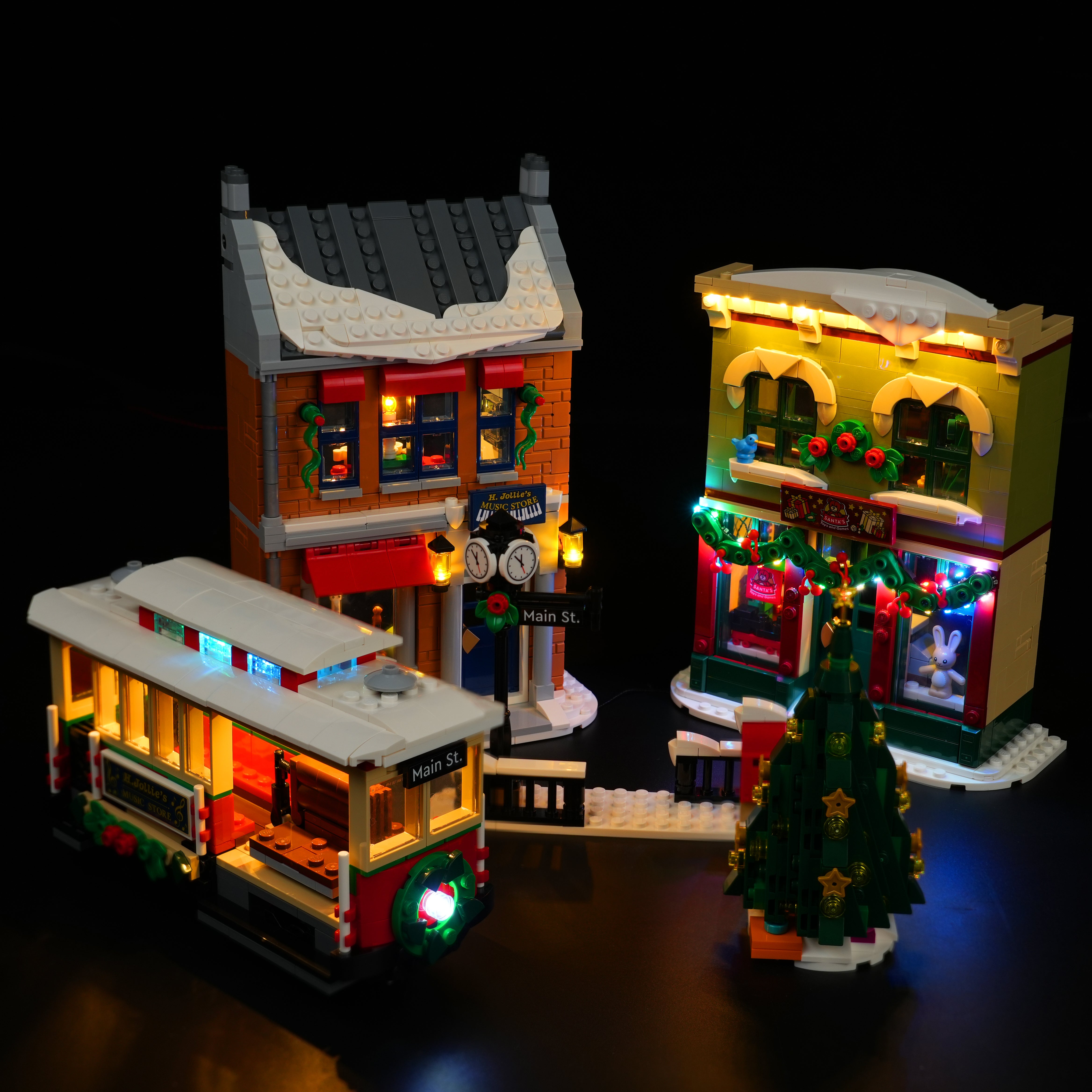 Nookbricks Light Kit for LEGO Holiday Main Street #10308