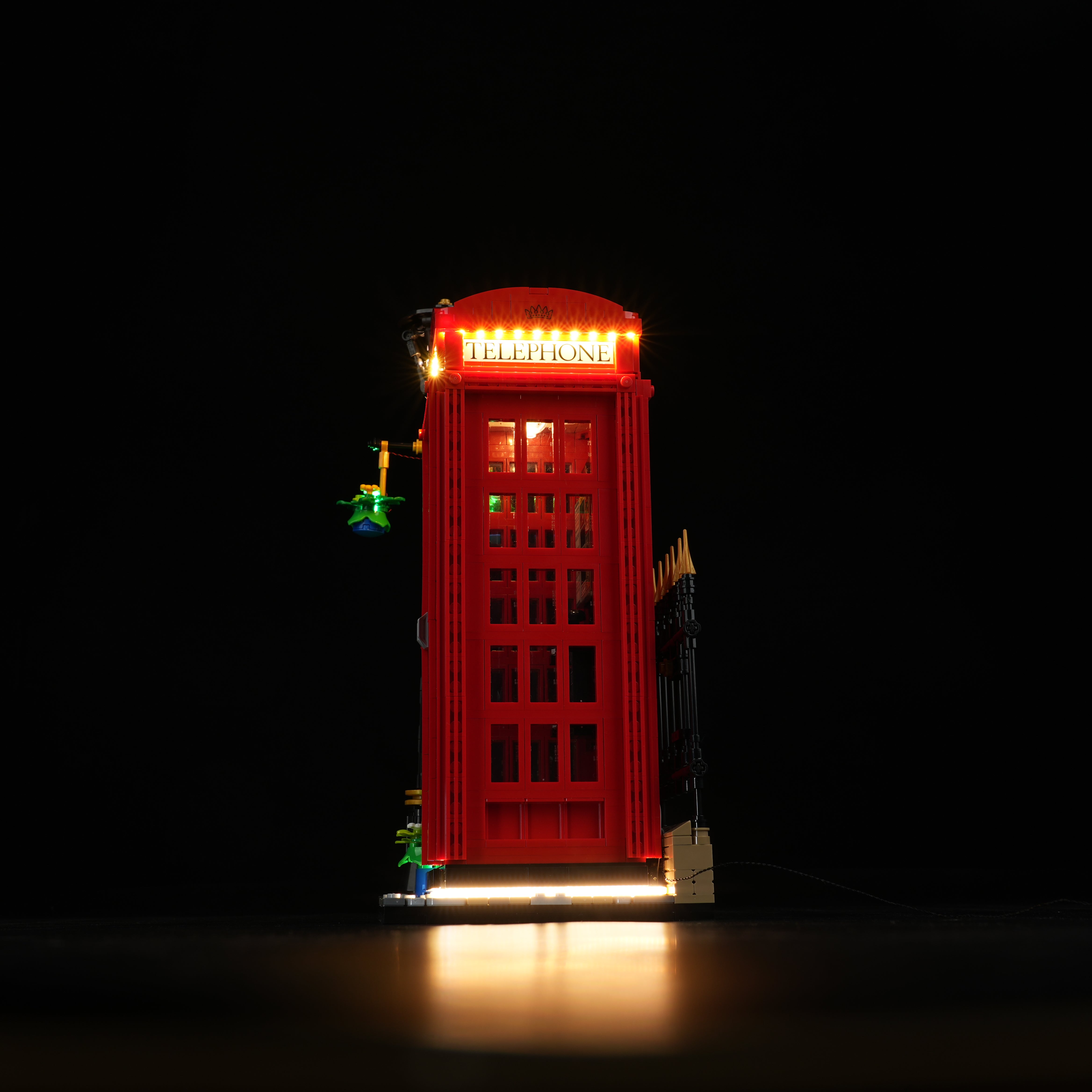 Nookbricks Light Kit for LEGO Ideas Red London Telephone Box #21347