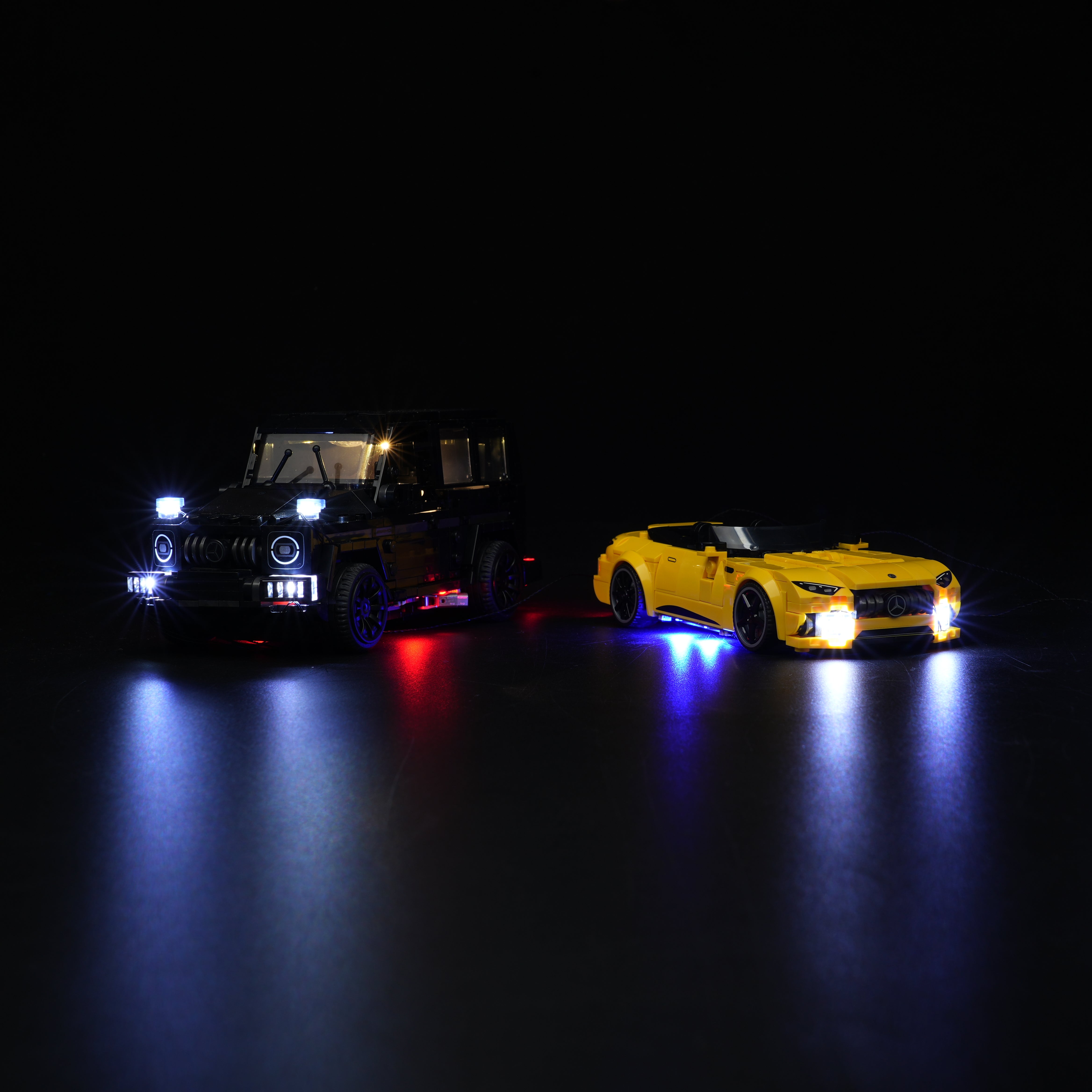 Nookbricks Light Kit for LEGO Mercedes-AMG G 63 & Mercedes-AMG SL 63 #76924