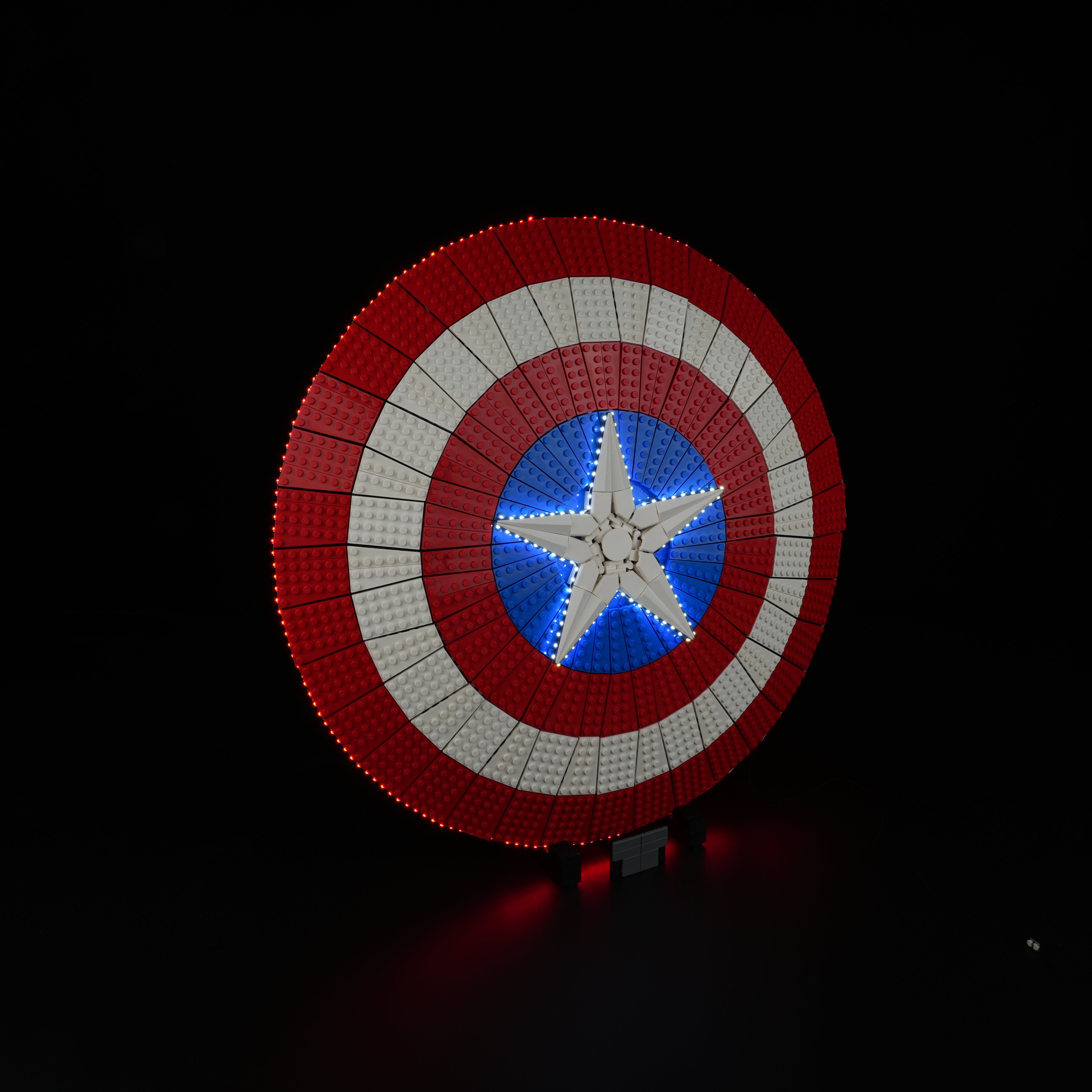 Nookbricks Light Kit for LEGO Captain America’s Shield #76262