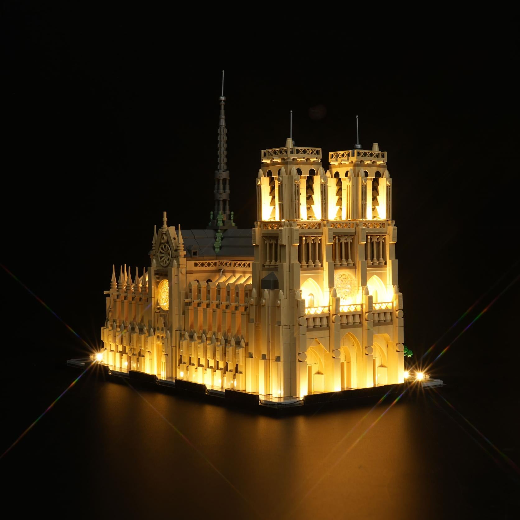 Nookbricks Light Kit for LEGO Architecture Notre-Dame de Paris #21061