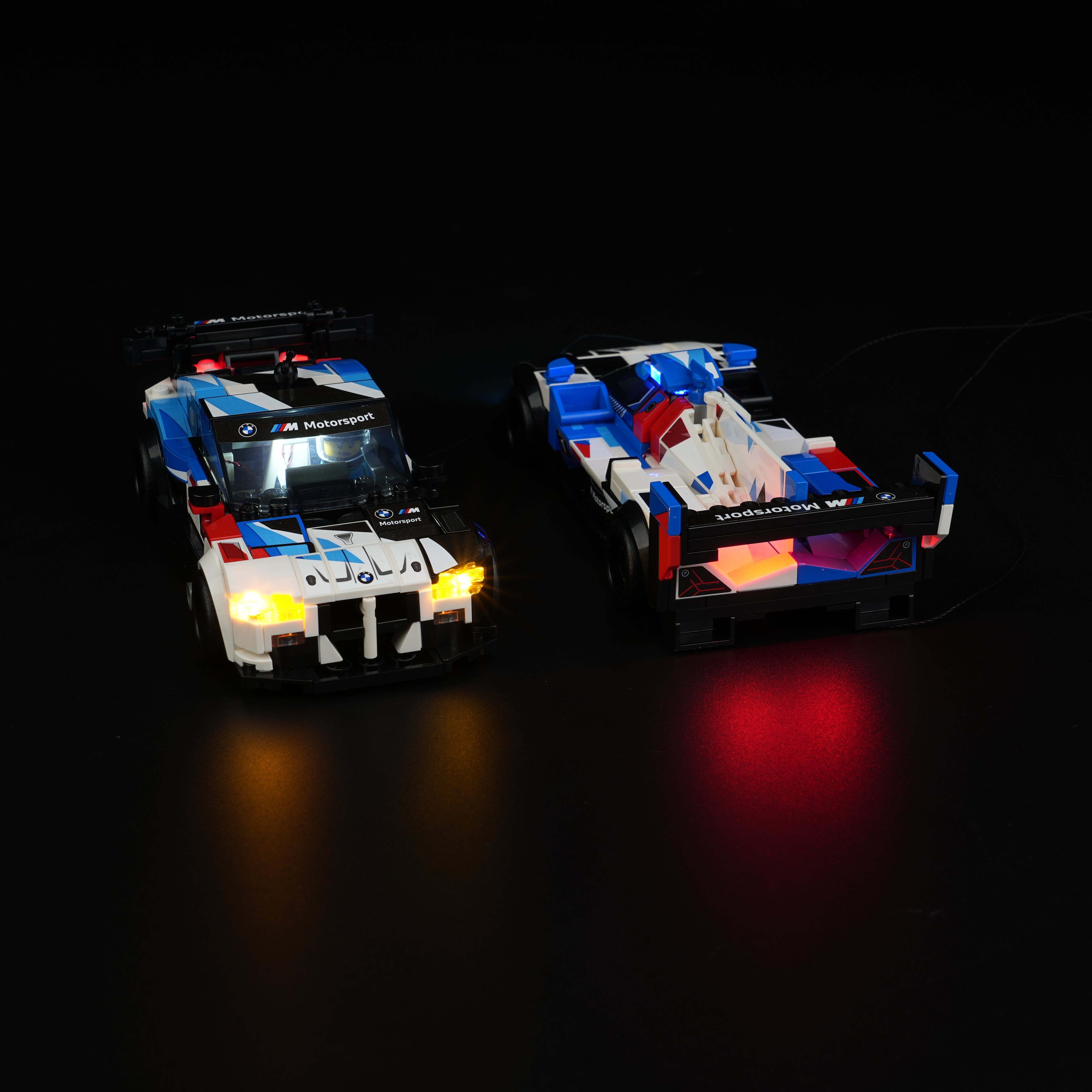 Nookbricks Light Kit for LEGO Speed Champions BMW M4 GT3 & BMW M Hybrid V8 Race Cars #76922