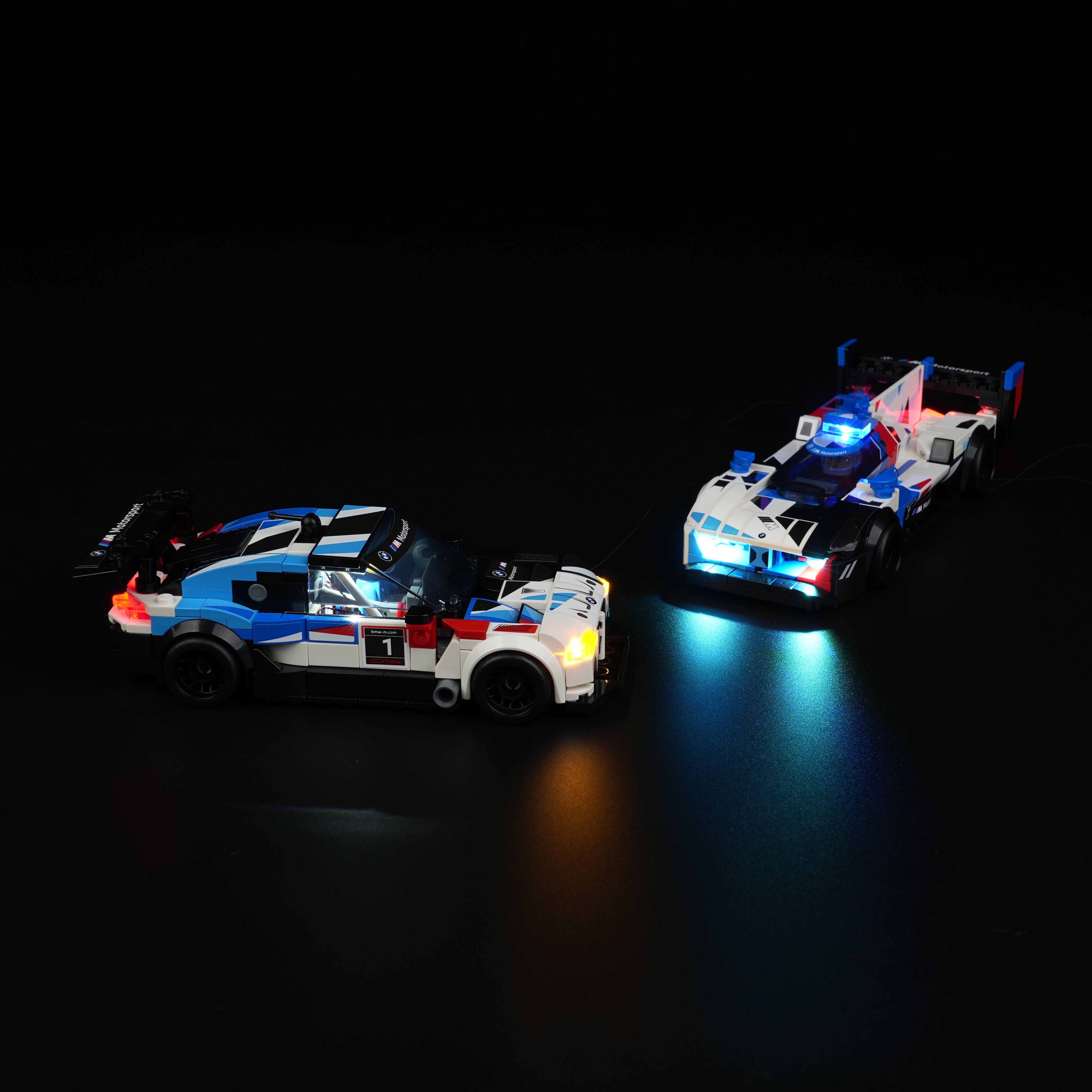 Nookbricks Light Kit for LEGO Speed Champions BMW M4 GT3 & BMW M Hybrid V8 Race Cars #76922