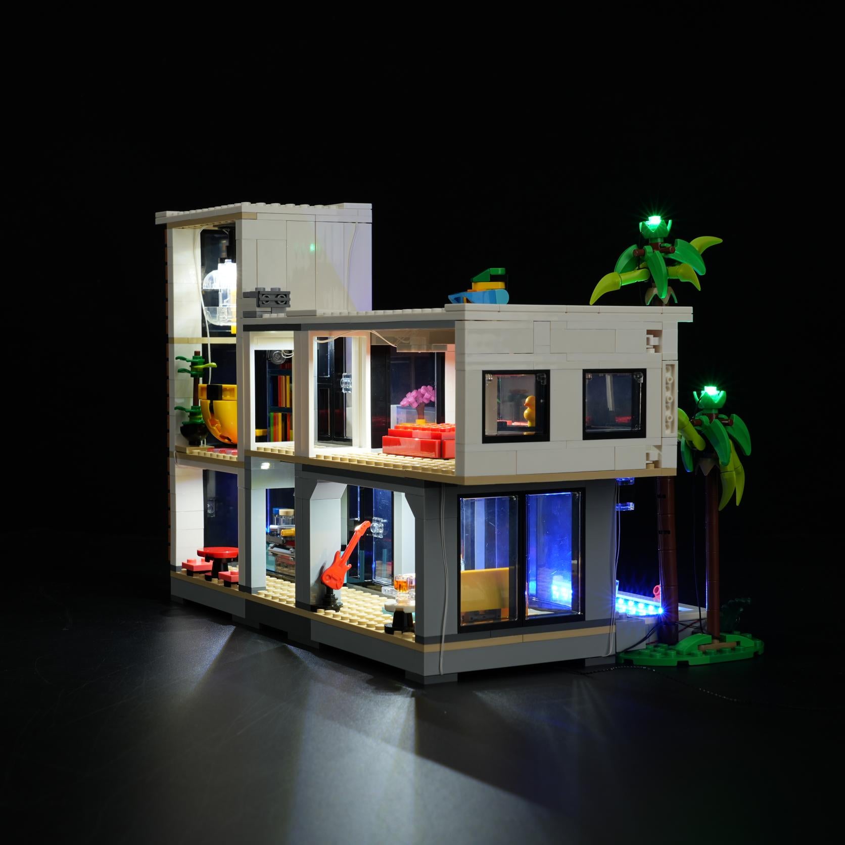 Nookbricks Light Kit for LEGO Creator 3-in-1 Modern House #31153