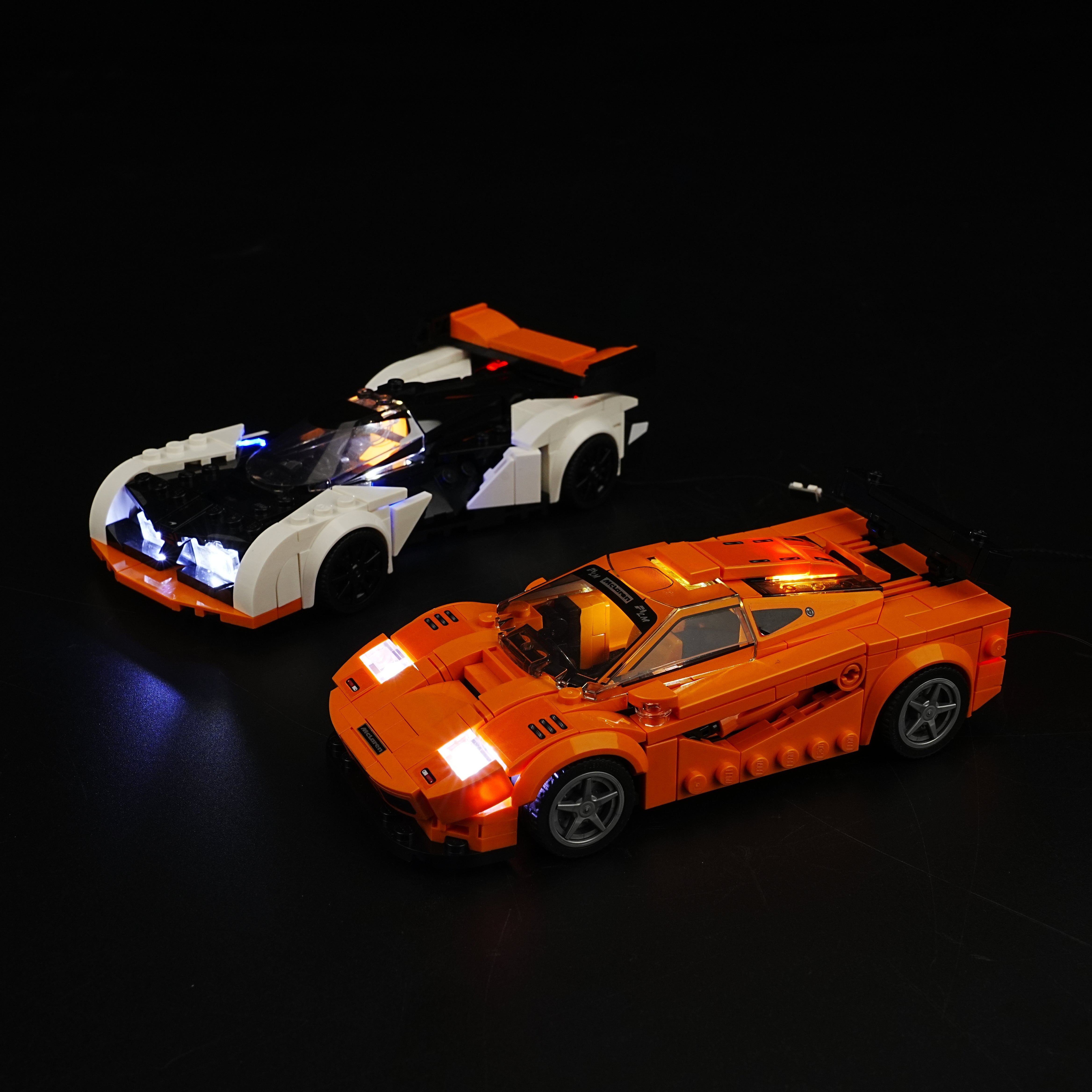 Nookbricks Light Kit for LEGO Speed Champions McLaren Solus GT & McLaren F1 LM #76918