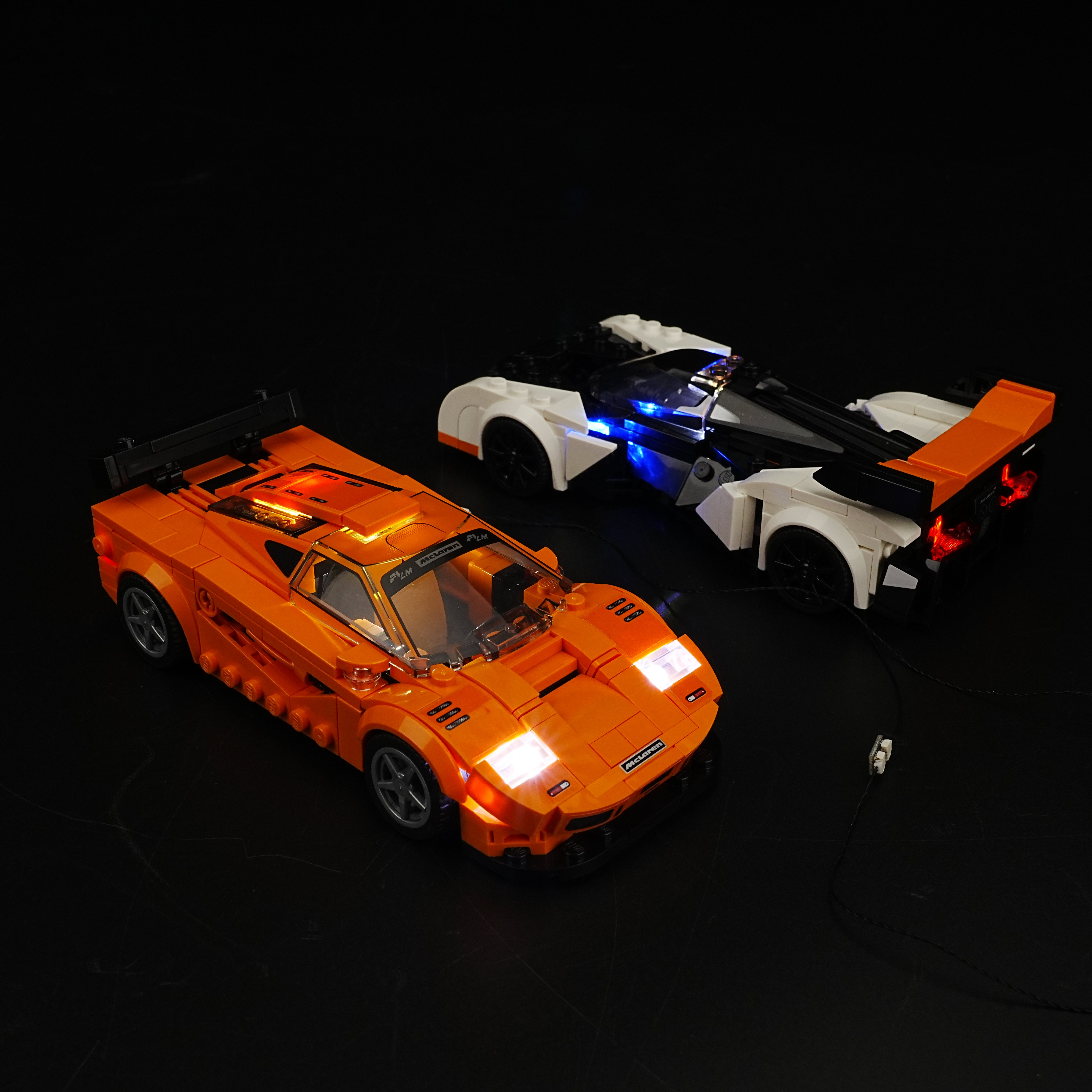 Nookbricks Light Kit for LEGO Speed Champions McLaren Solus GT & McLaren F1 LM #76918