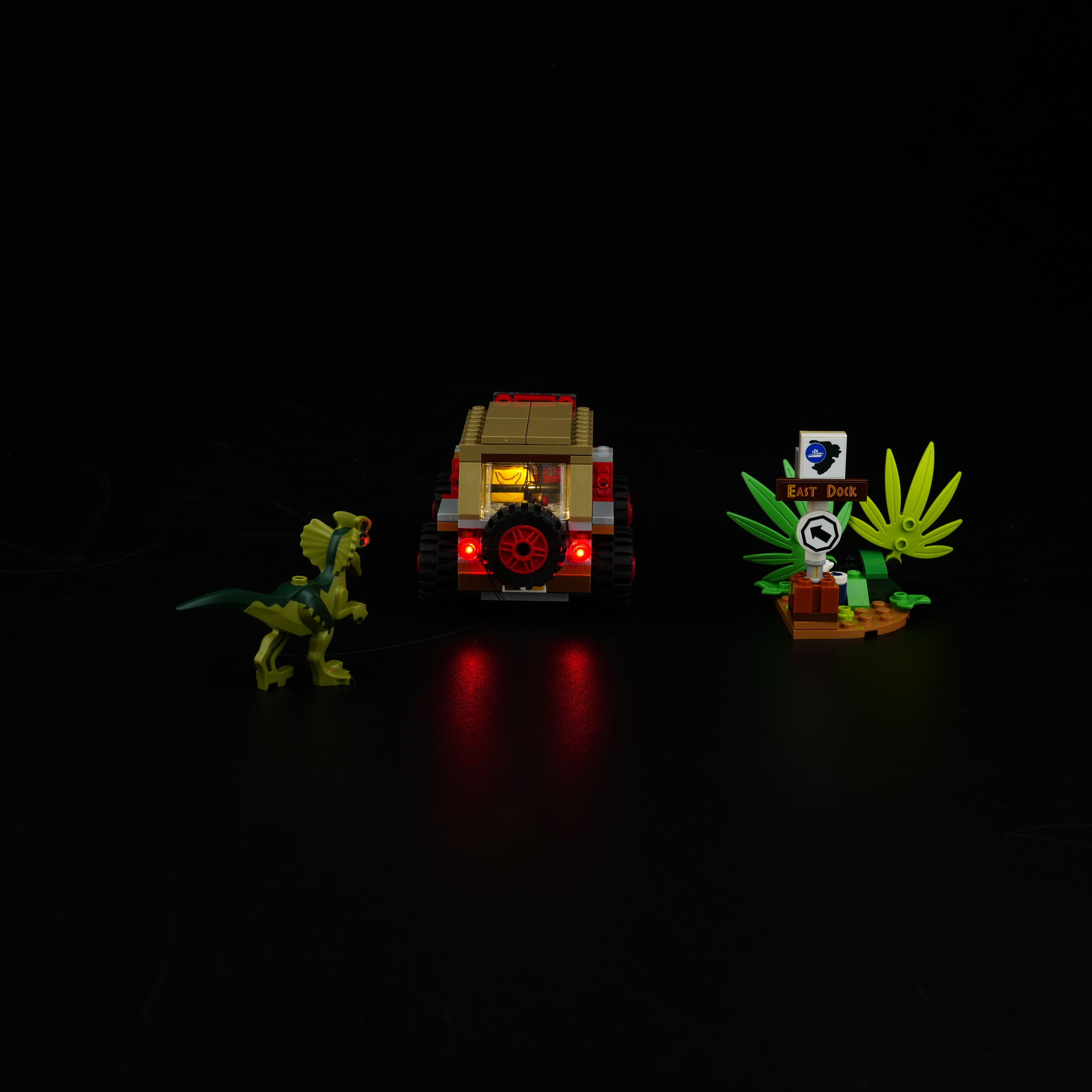 Nookbricks Light Kit for LEGO Dilophosaurus Ambush #76958