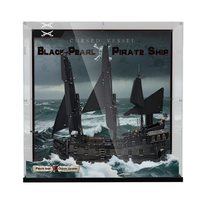 Acrylic Display Case for Lego Icons 10365 Movie-accurate Jack Sparrow's Pirate Ship (Lego Set Not Included) Collector's Series