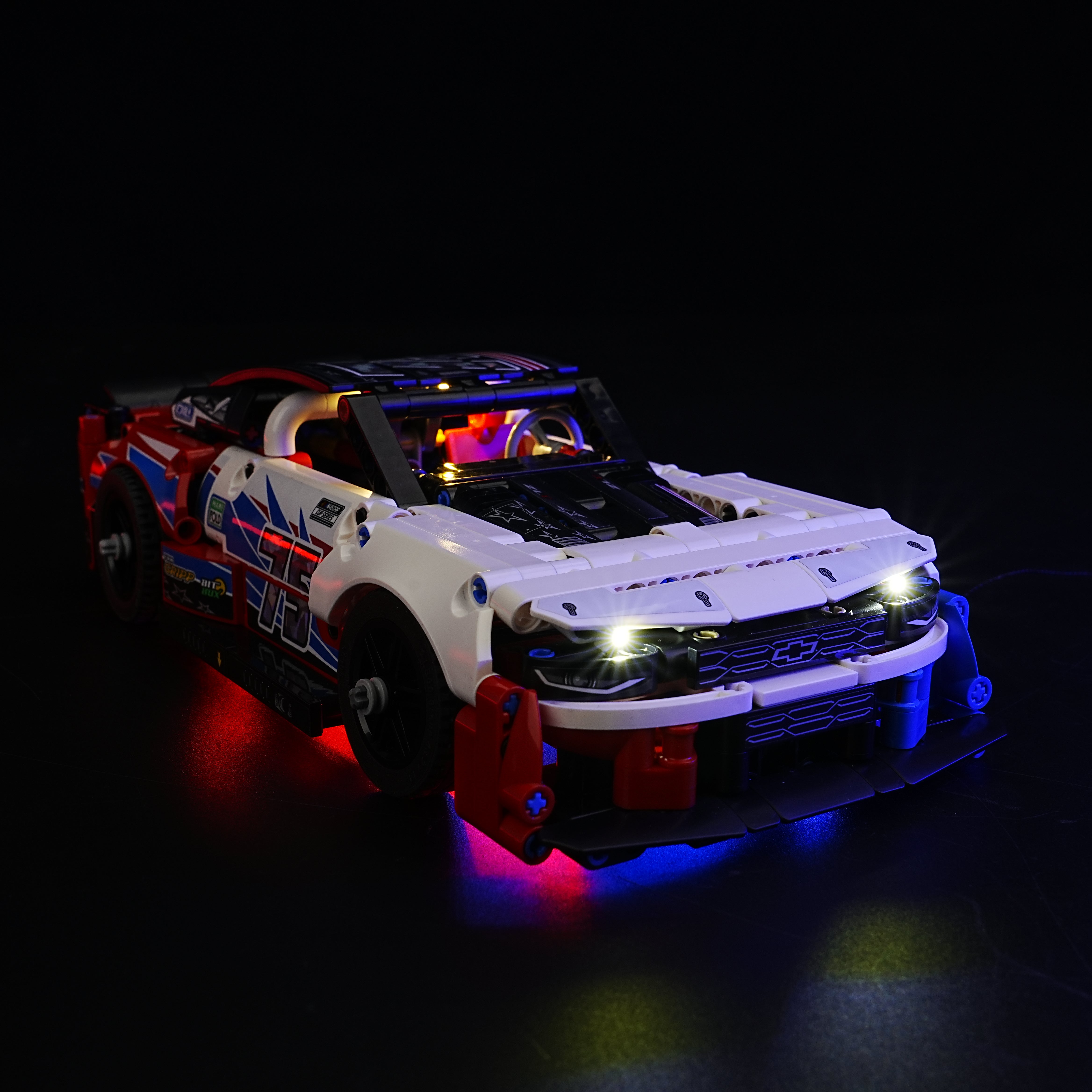 Nookbricks Light Kit for LEGO Technic NASCAR Next Gen Chevrolet Camaro ZL1 #42153