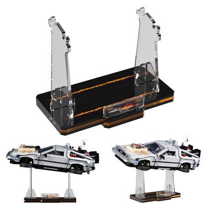 Acrylic Display Stand for Lego 10300 Back to the Future (Lego set Not Included)