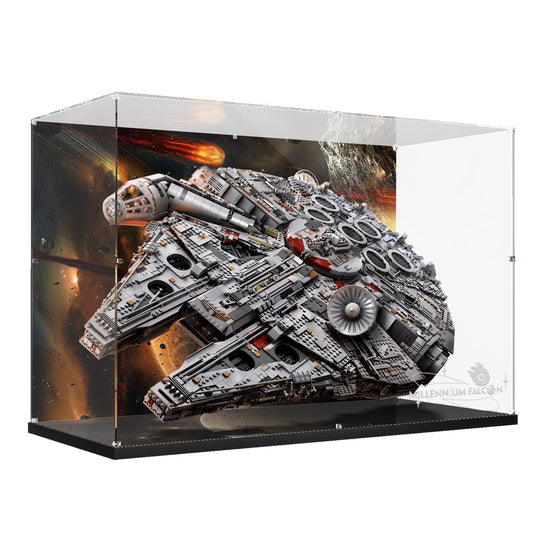 Acrylic Display Case for Lego 75192 Millennium Falcon (Lego set NOT Included)