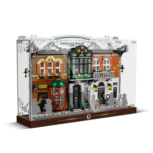Acrylic Display Case for Lego 10351 Sherlock Holmes Book Nook (Lego set Not Included)