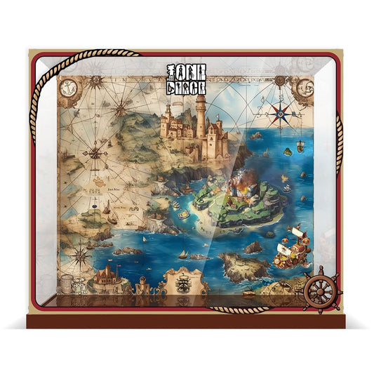 Acrylic Display Case for Lego 75639 The Going Merry Pirate Ship (Lego set not included).