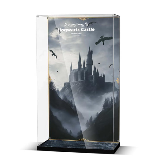 Acrylic Display Case for Lego 76454 Hogwarts Castle: The Main Tower (Lego set Not Included).